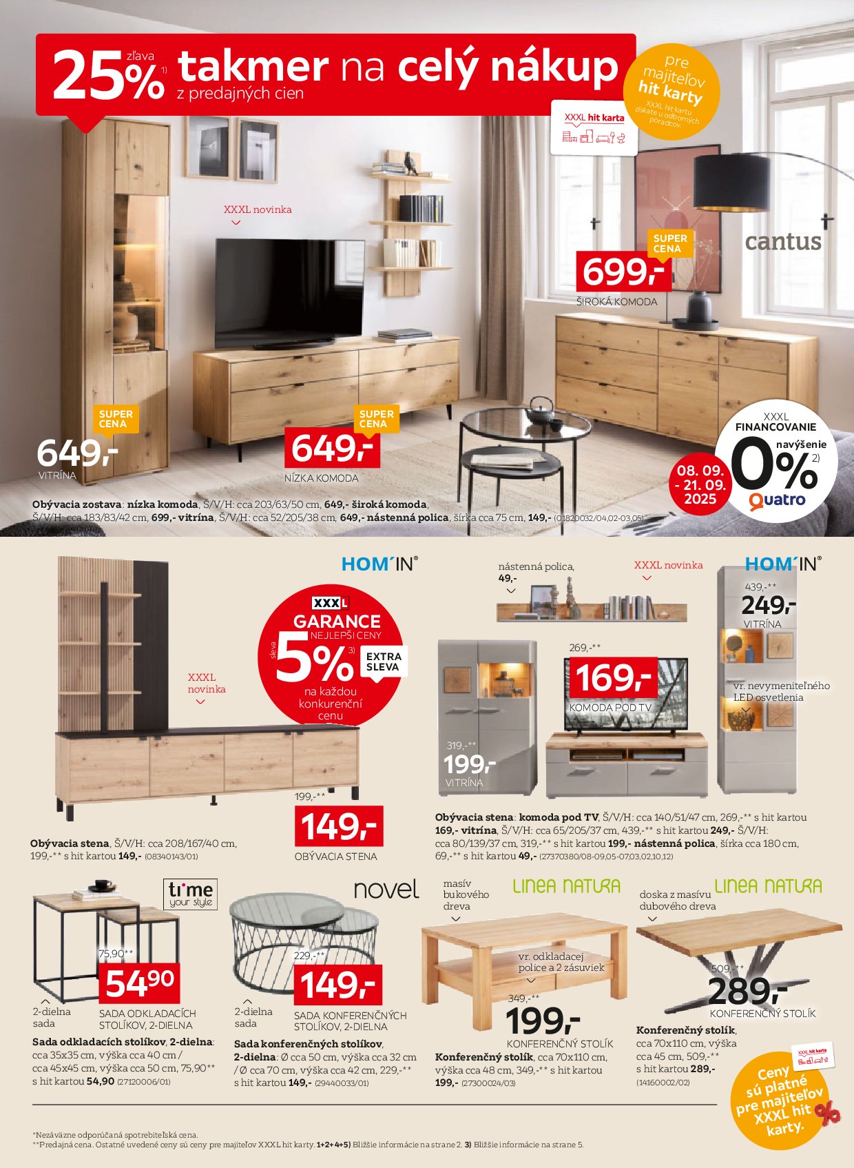 xxxlutz - Leták XXXLutz - Zľava 25 % takmer na všetko! platný od 08.09. do 21.09. - page: 8