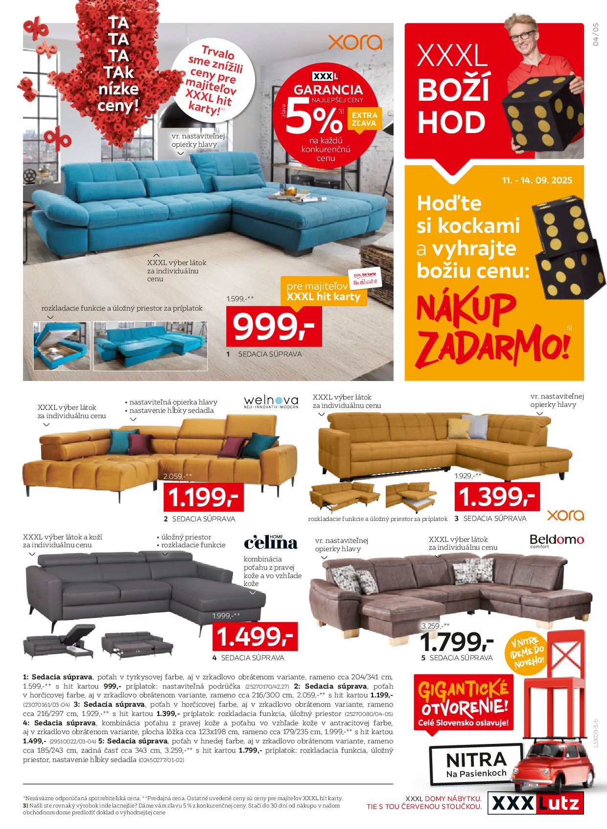 xxxlutz - Leták XXXLutz - Zľava 25 % takmer na všetko! platný od 08.09. do 21.09. - page: 5