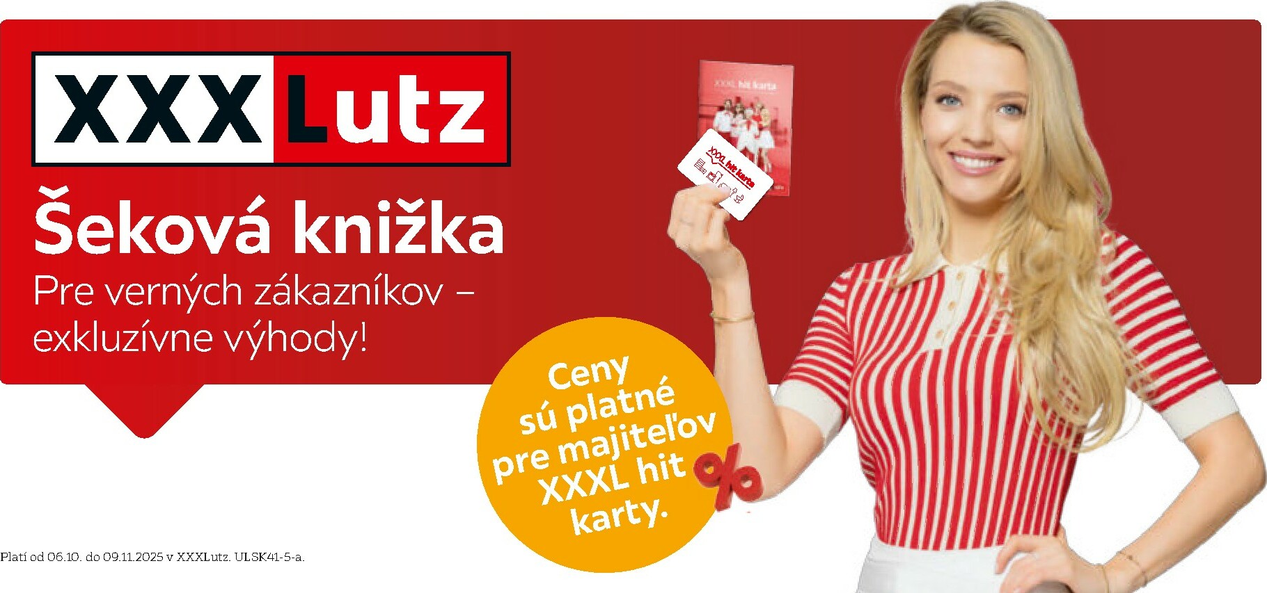 xxxlutz - Leták XXXLutz - Výhodné poukazy pre majiteľov HIT karty platný od 06.10. do 09.11.