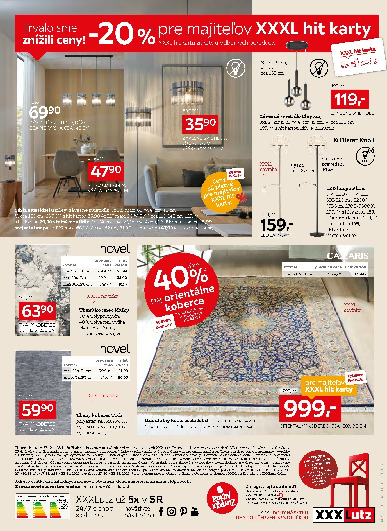 xxxlutz - Leták XXXLutz - Výber osvetlenia a podláh platný od 27.10. do 23.11. - page: 4