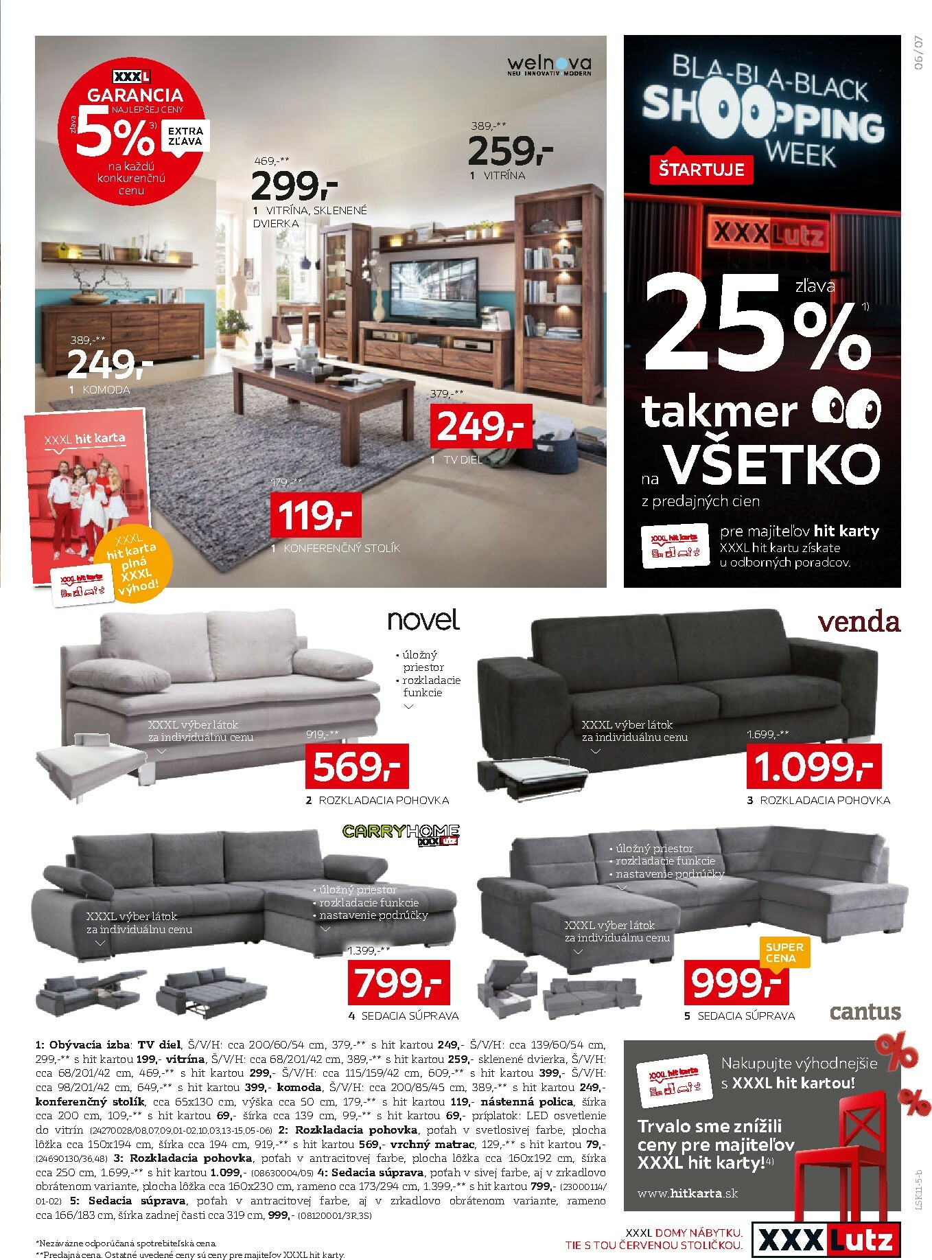 xxxlutz - Leták XXXLutz - Black Shopping Week platný od 10.11. do 23.11. - page: 7