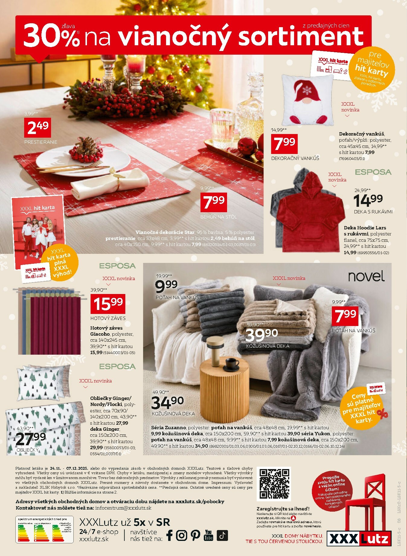 xxxlutz - Leták XXXLutz - Zľava 30% na takmer všetko platný od 24.11. do 07.12. - page: 20