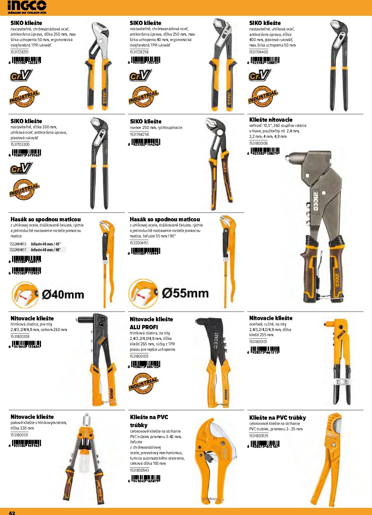 kinekus - Aktuálny Kinekus - Katalog Ingco 2026 leták od štvrtka, 11.06.2026 do štvrtka, 31.12.2026 - page: 42