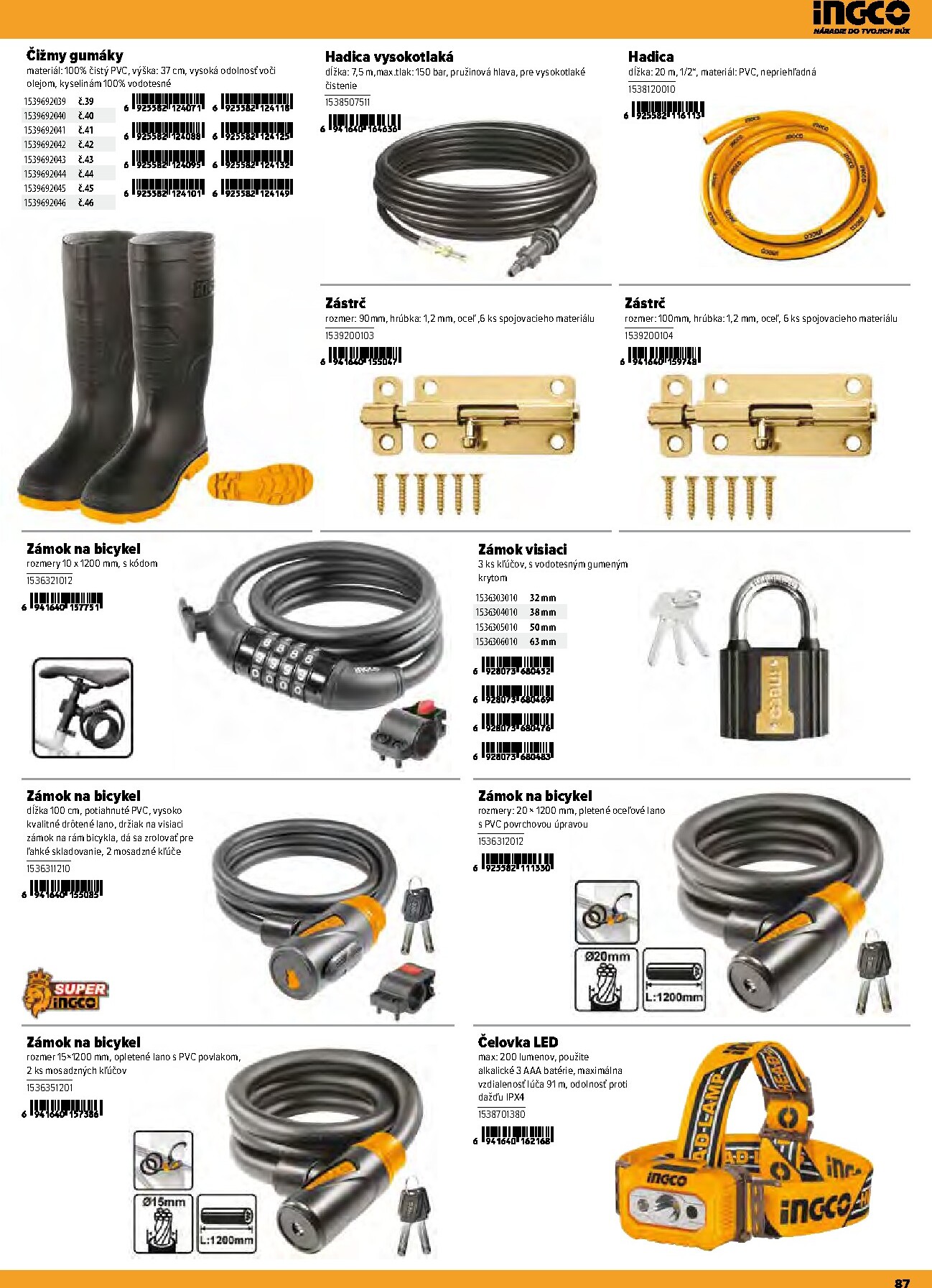 kinekus - Aktuálny Kinekus - Katalog Ingco 2026 leták od štvrtka, 11.06.2026 do štvrtka, 31.12.2026 - page: 87