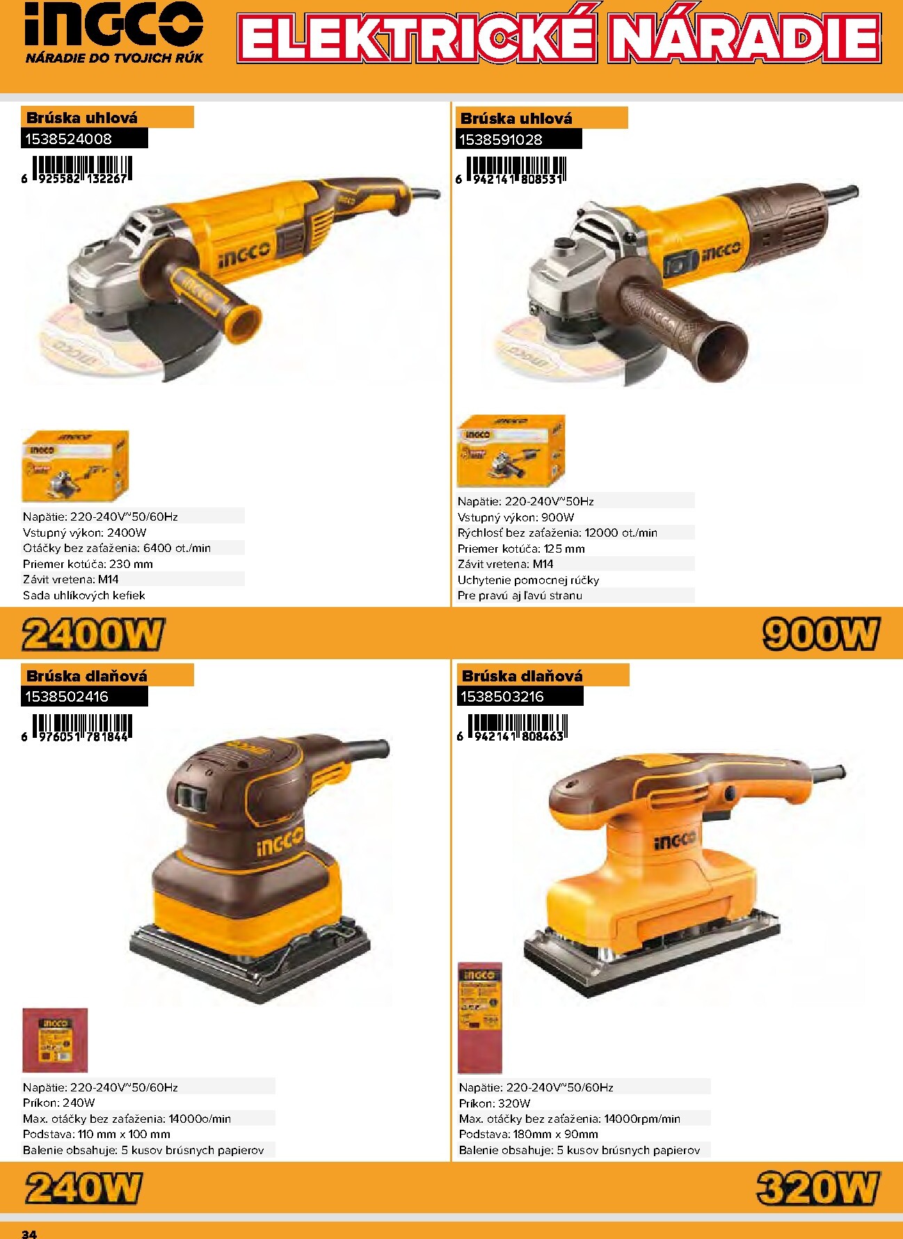kinekus - Aktuálny Kinekus - Katalog Ingco 2026 leták od štvrtka, 11.06.2026 do štvrtka, 31.12.2026 - page: 34