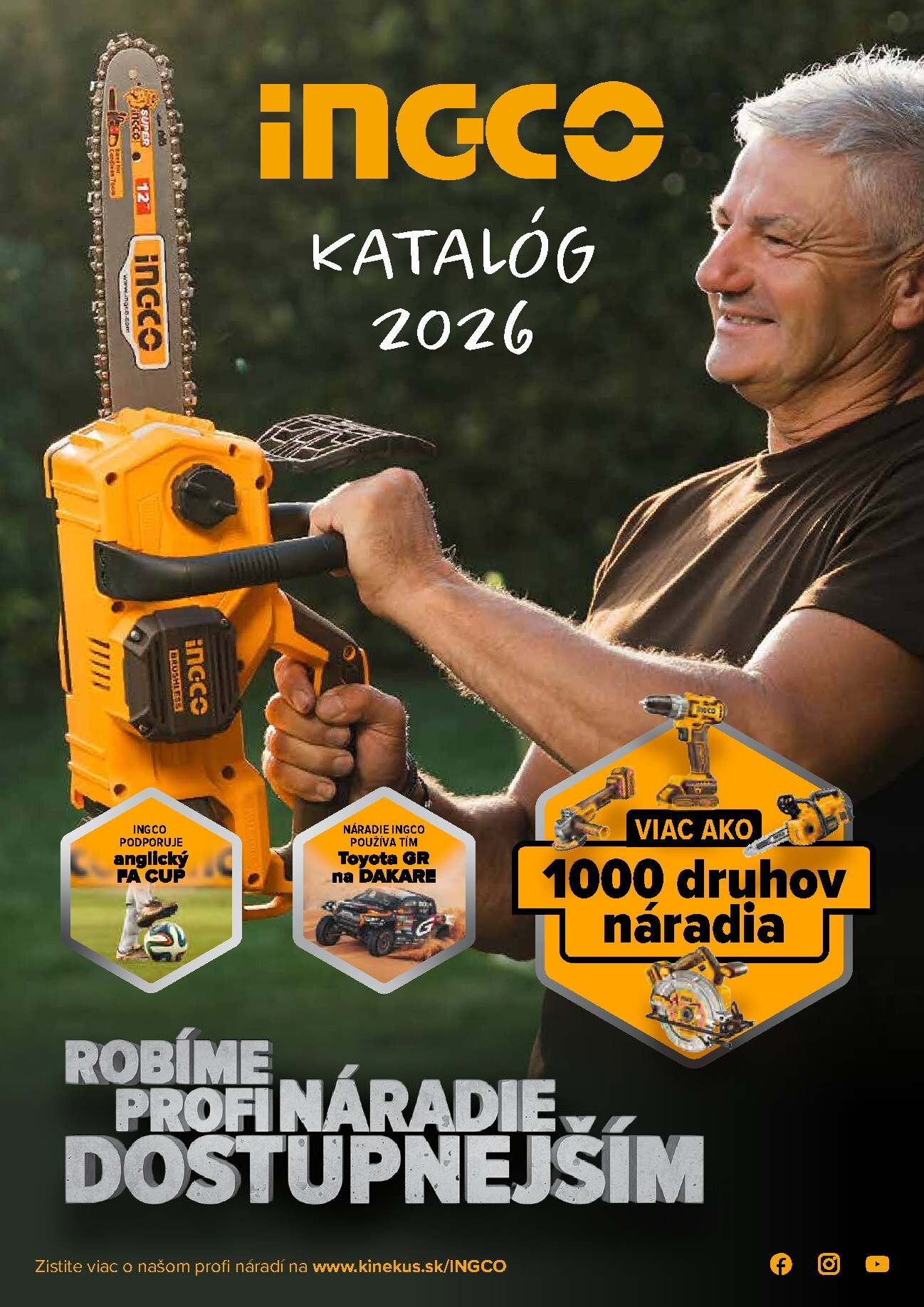kinekus - Aktuálny Kinekus - Katalog Ingco 2026 leták od štvrtka, 11.06.2026 do štvrtka, 31.12.2026