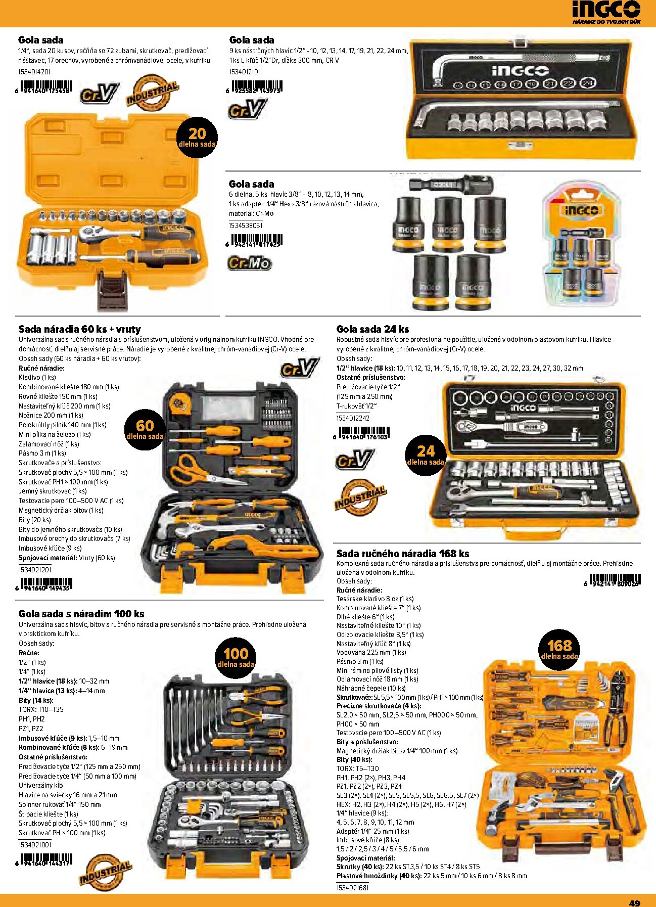 kinekus - Aktuálny Kinekus - Katalog Ingco 2026 leták od štvrtka, 11.06.2026 do štvrtka, 31.12.2026 - page: 49