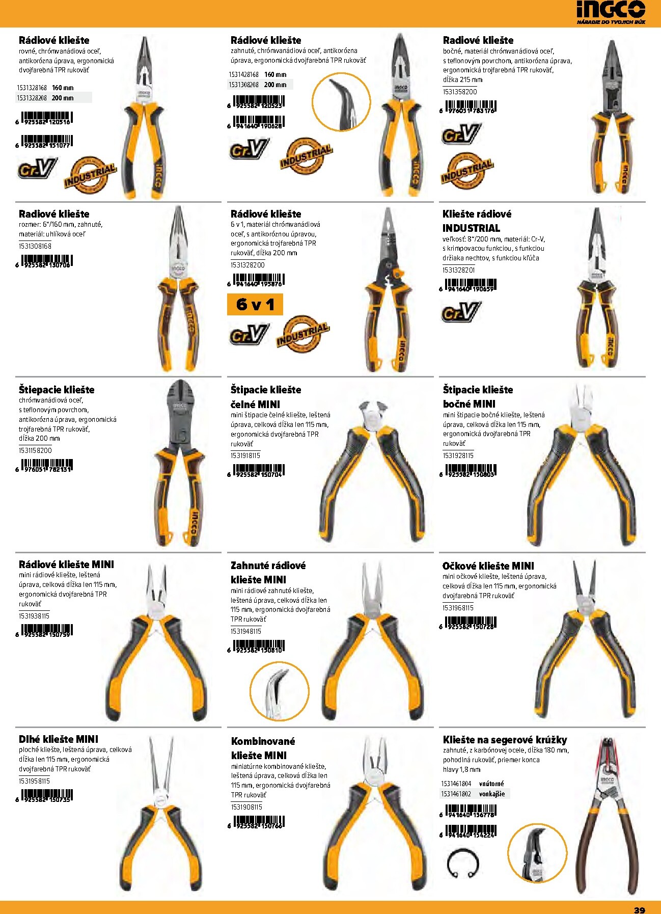 kinekus - Aktuálny Kinekus - Katalog Ingco 2026 leták od štvrtka, 11.06.2026 do štvrtka, 31.12.2026 - page: 39