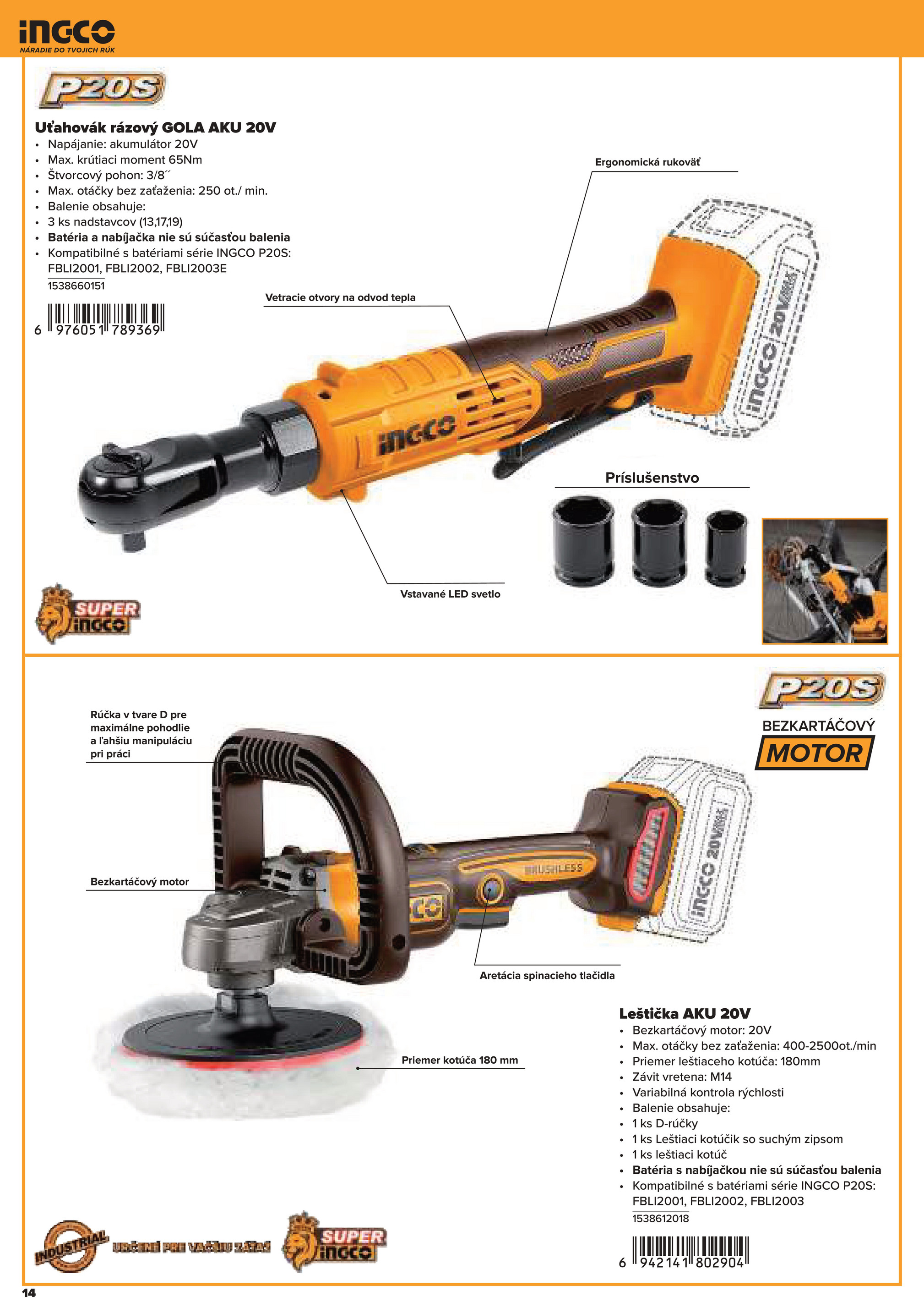 kinekus - Leták Kinekus - Katalóg INGCO 2025 platný od 06.11. do 01.01. - page: 14