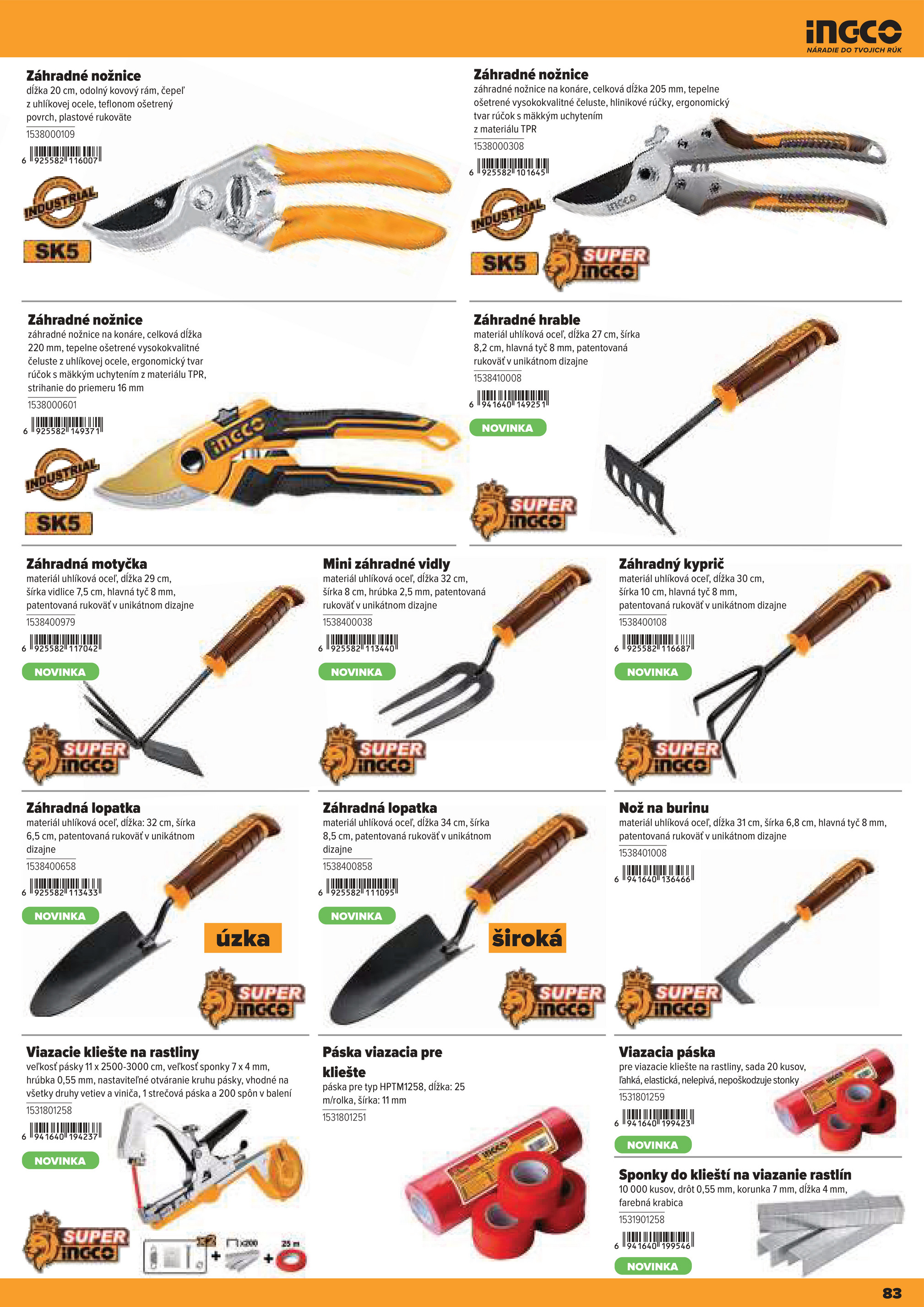 kinekus - Leták Kinekus - Katalóg INGCO 2025 platný od 06.11. do 01.01. - page: 83