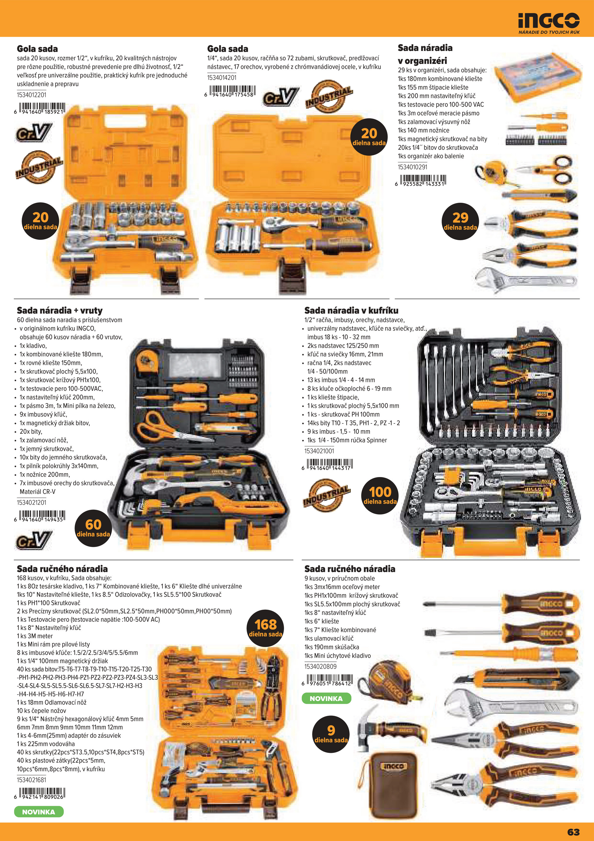 kinekus - Leták Kinekus - Katalóg INGCO 2025 platný od 06.11. do 01.01. - page: 63
