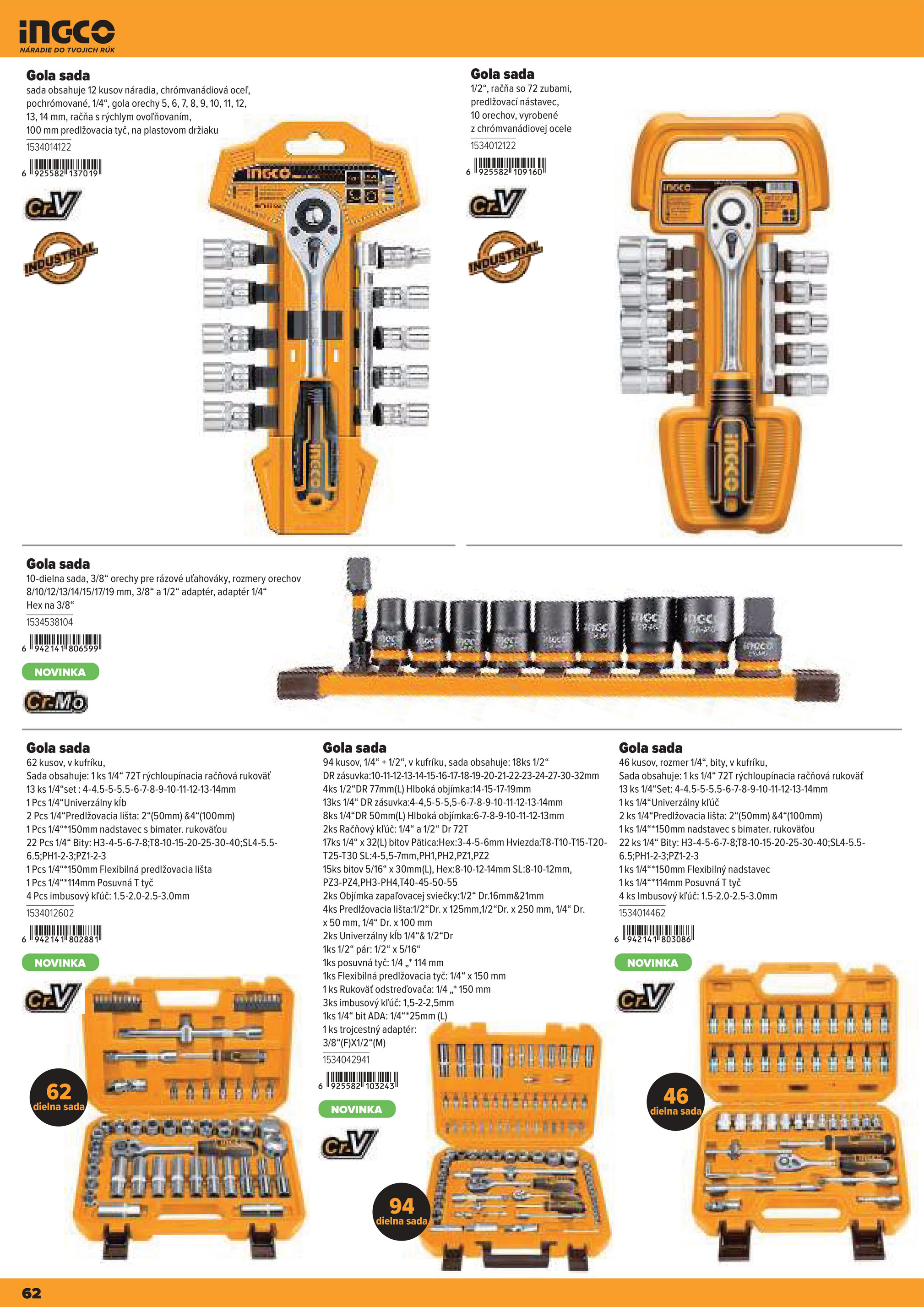 kinekus - Leták Kinekus - Katalóg INGCO 2025 platný od 06.11. do 01.01. - page: 62