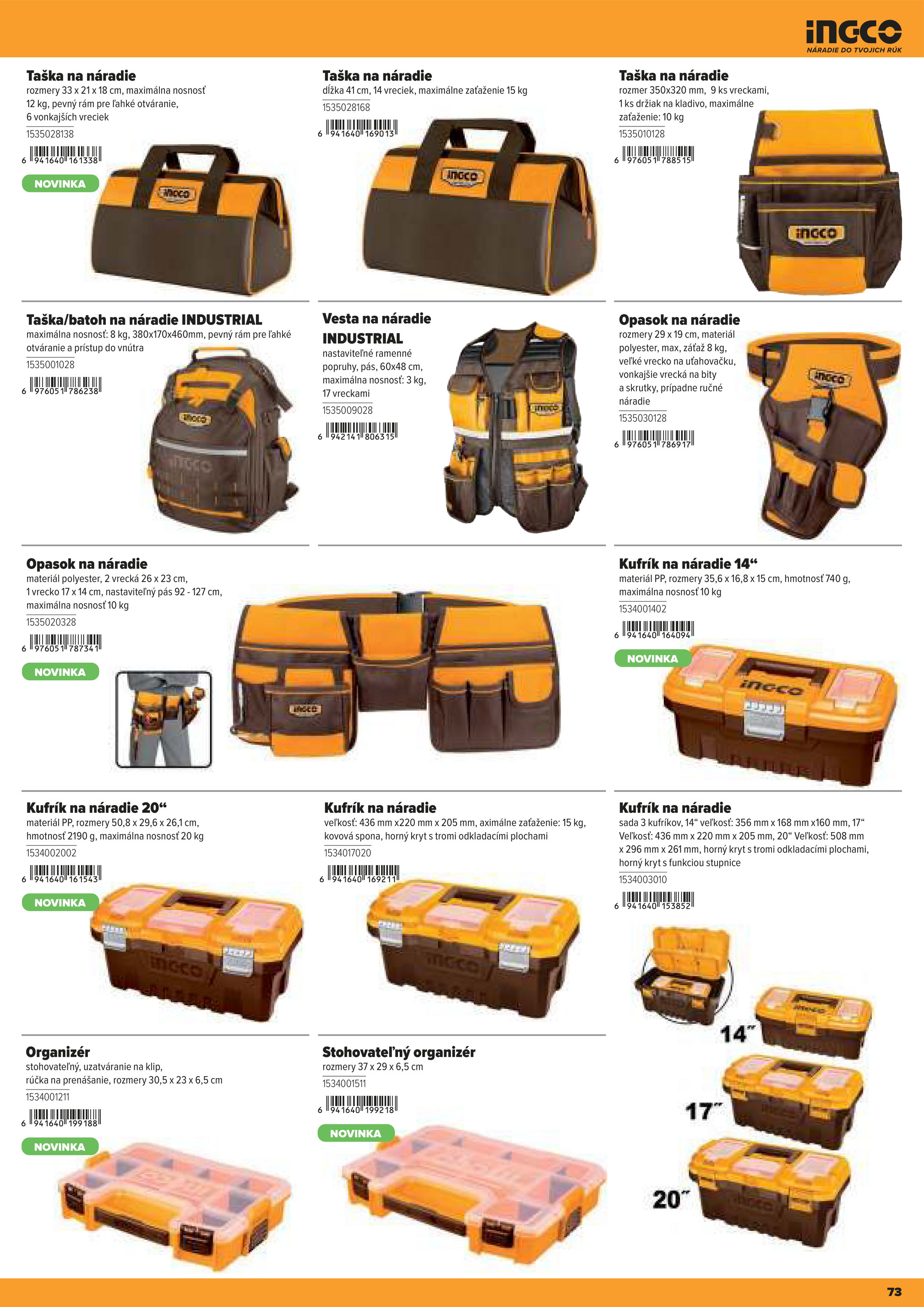 kinekus - Leták Kinekus - Katalóg INGCO 2025 platný od 06.11. do 01.01. - page: 73