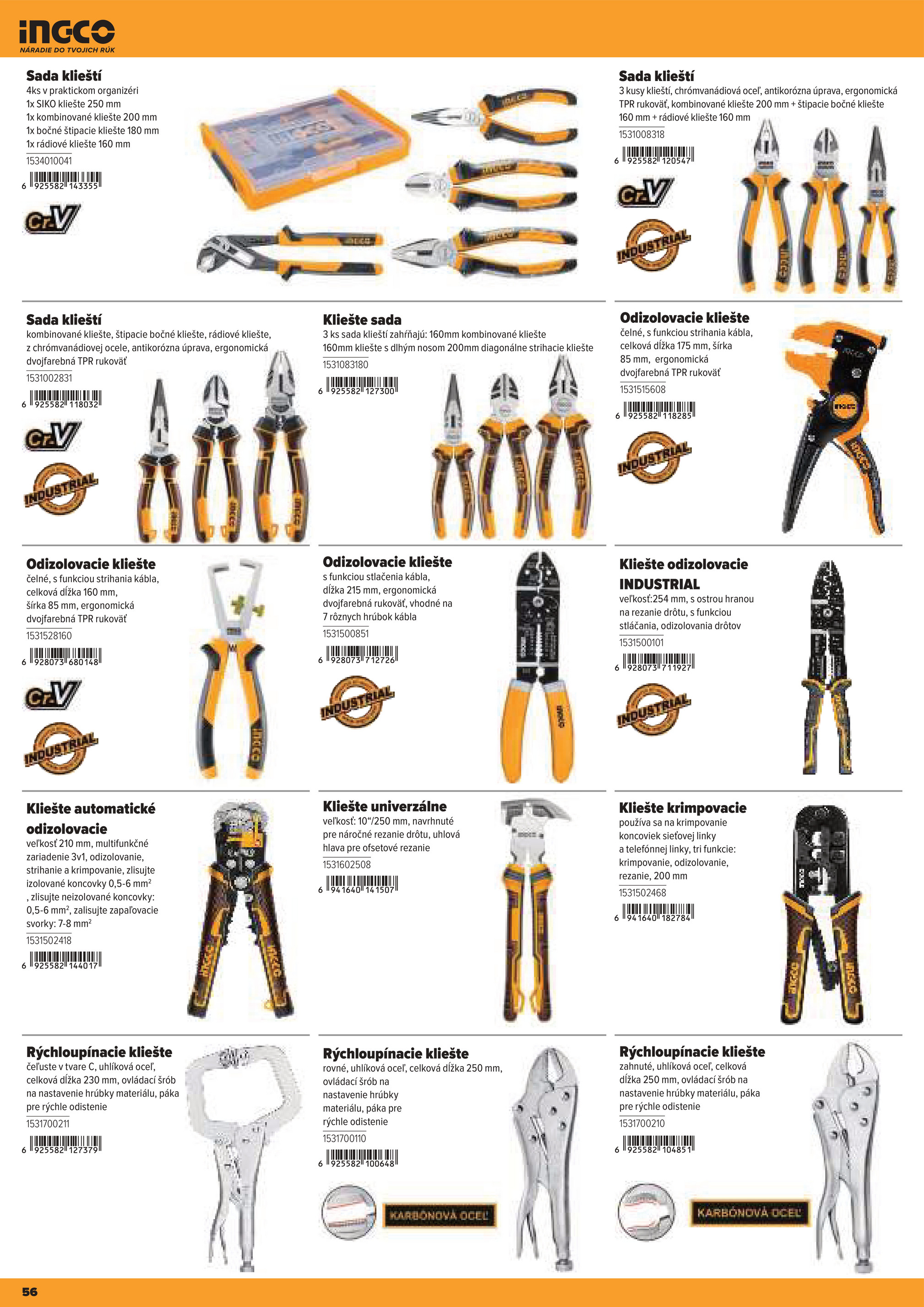 kinekus - Leták Kinekus - Katalóg INGCO 2025 platný od 06.11. do 01.01. - page: 56
