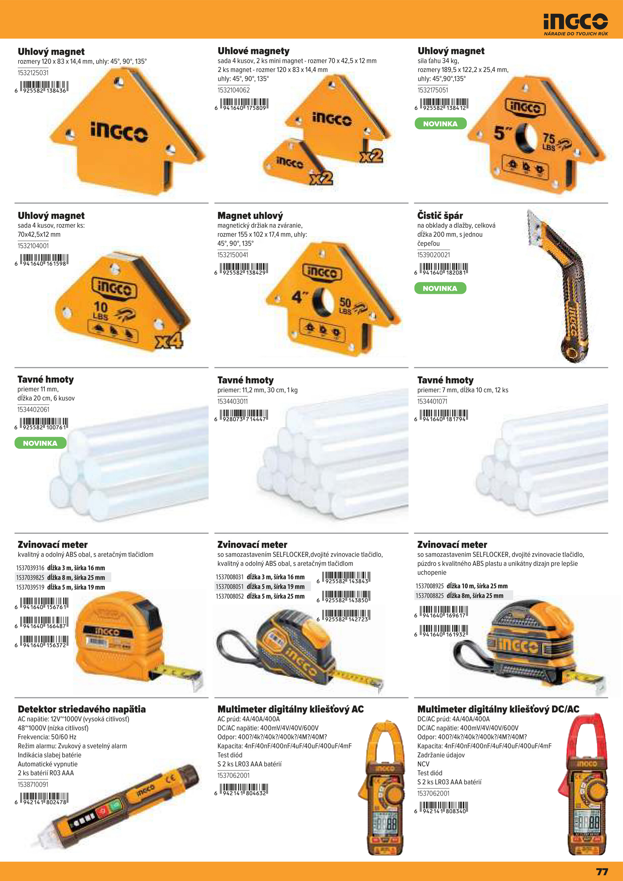 kinekus - Leták Kinekus - Katalóg INGCO 2025 platný od 06.11. do 01.01. - page: 77