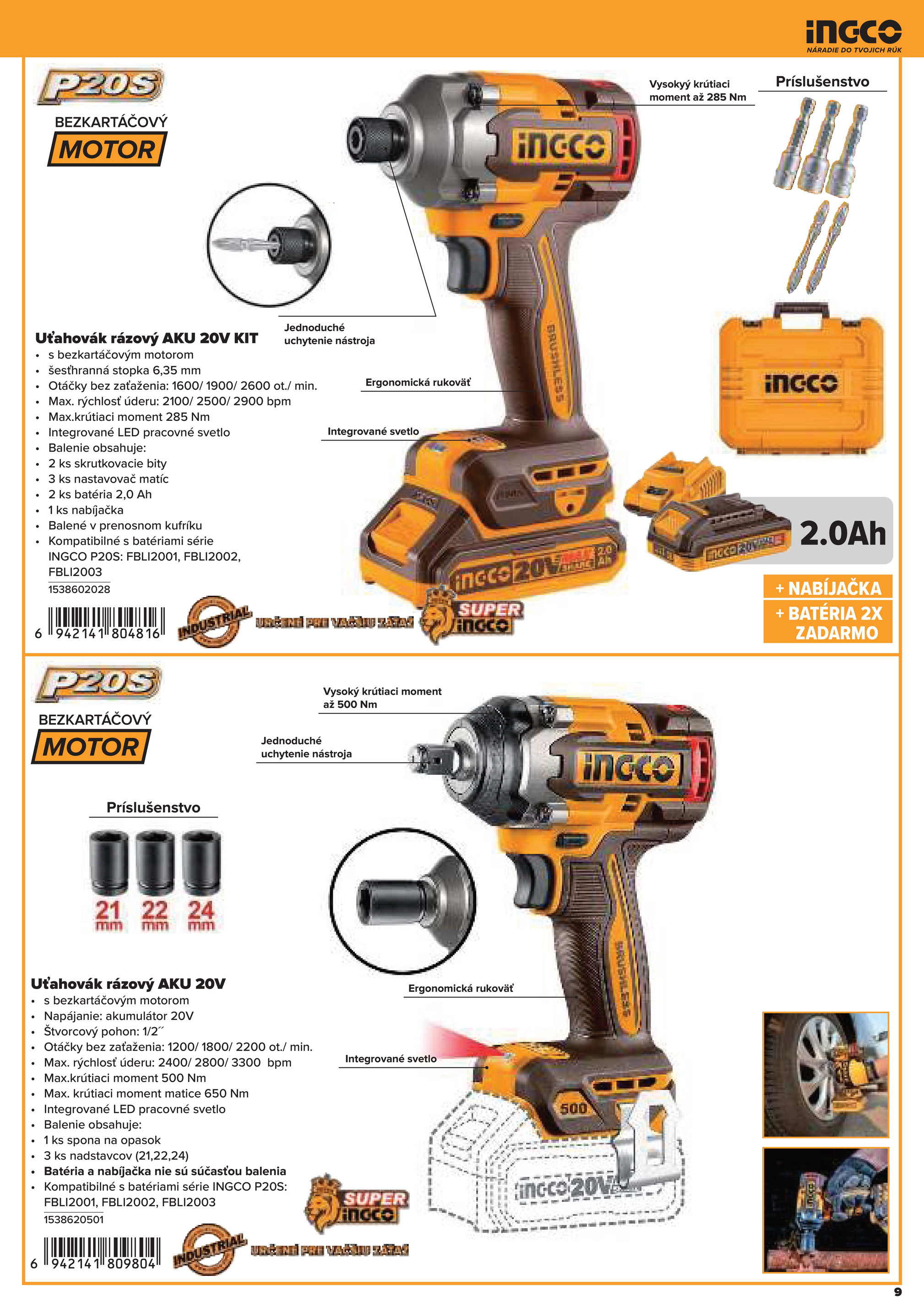 kinekus - Leták Kinekus - Katalóg INGCO 2025 platný od 06.11. do 01.01. - page: 9