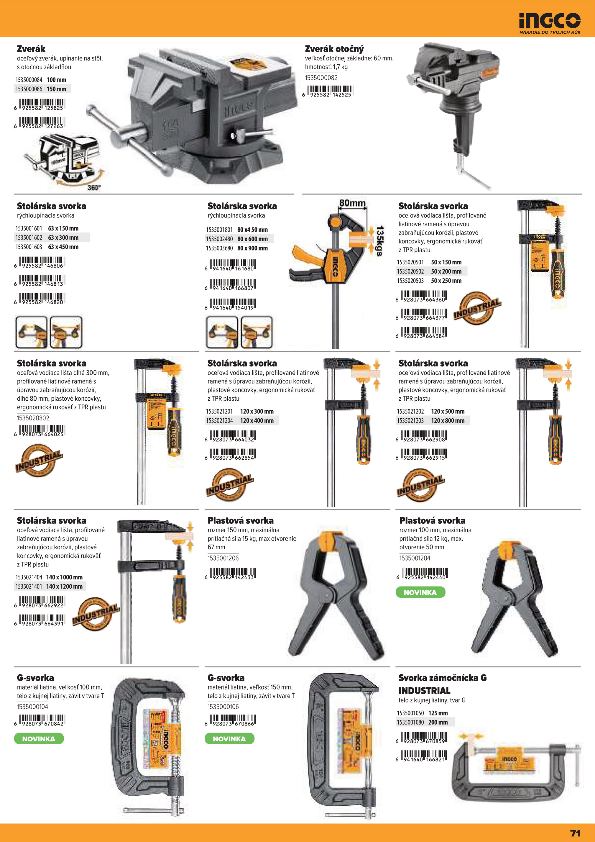 kinekus - Leták Kinekus - Katalóg INGCO 2025 platný od 06.11. do 01.01. - page: 71