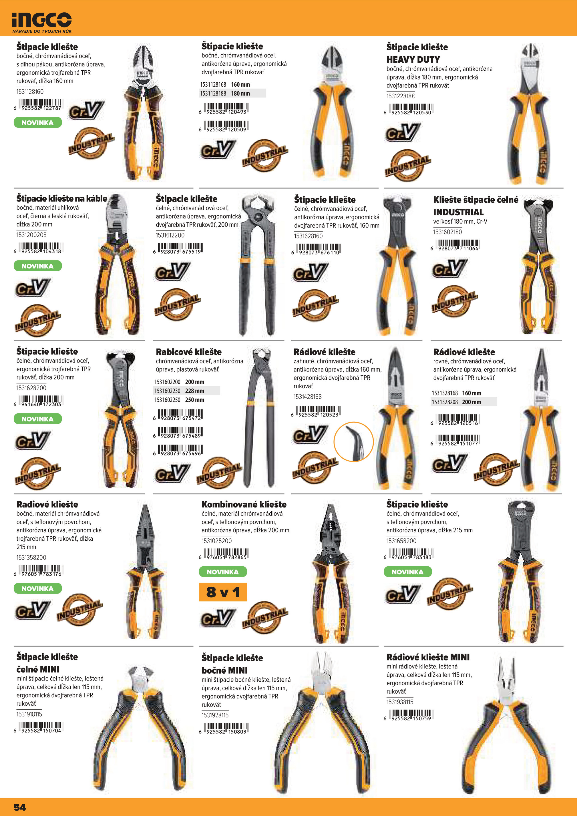 kinekus - Leták Kinekus - Katalóg INGCO 2025 platný od 06.11. do 01.01. - page: 54