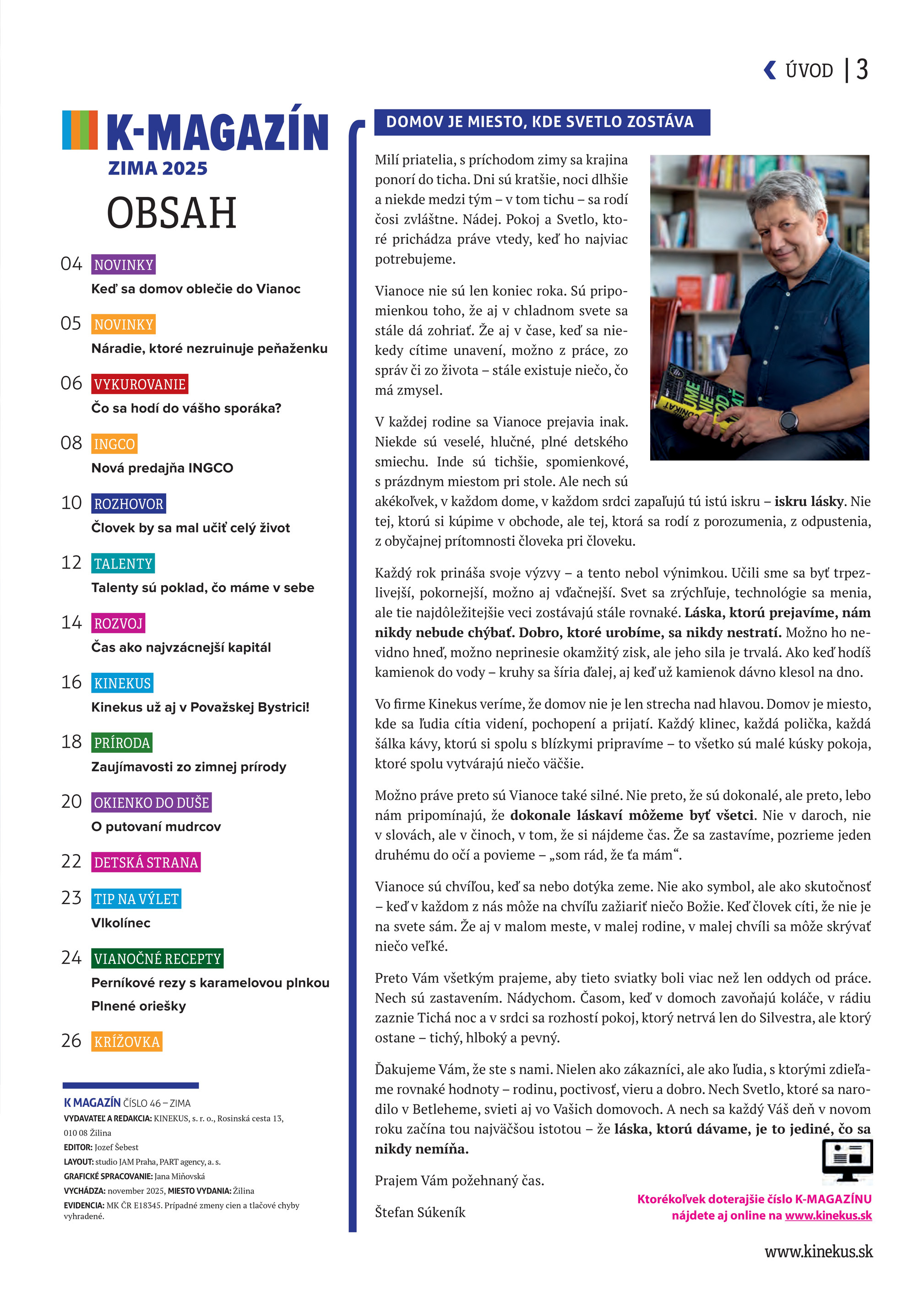 kinekus - Leták Kinekus - K-Magazín Zima 2025 platný od 27.11. do 31.12. - page: 3