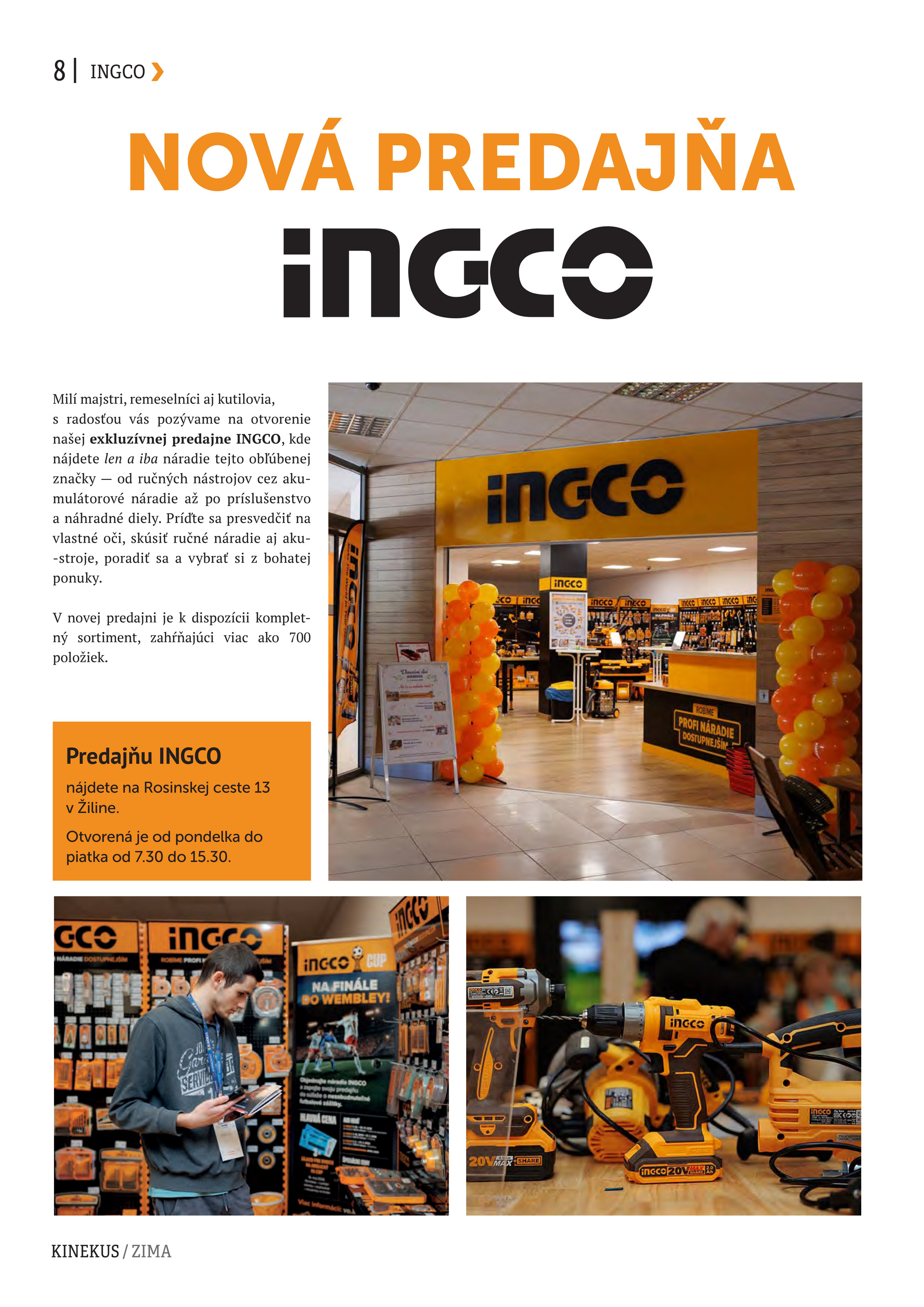kinekus - Leták Kinekus - K-Magazín Zima 2025 platný od 27.11. do 31.12. - page: 8