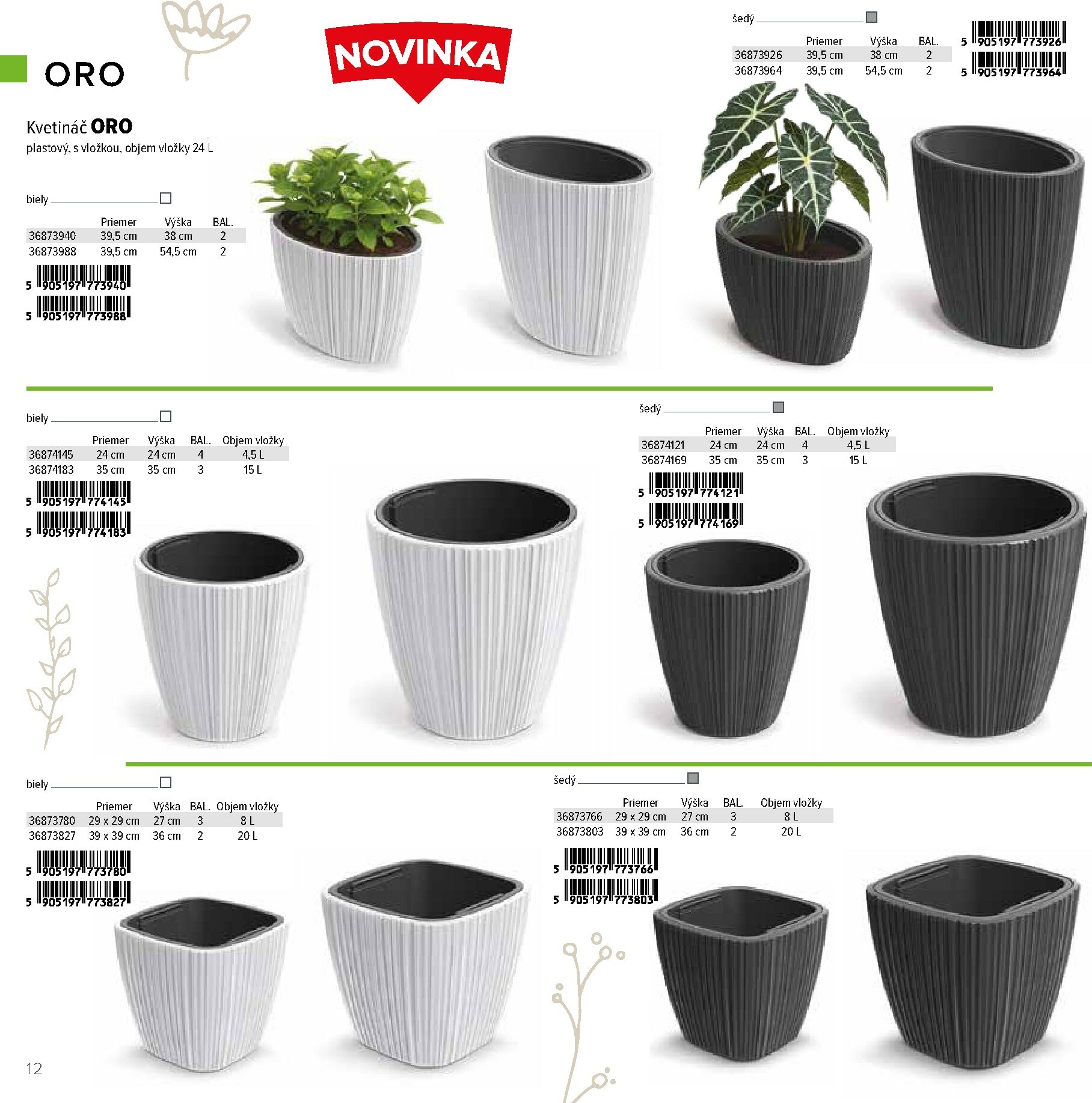 kinekus - Leták Kinekus - Katalóg Kvetináče platný od 01.02.2026 do 31.12.2026 - page: 12