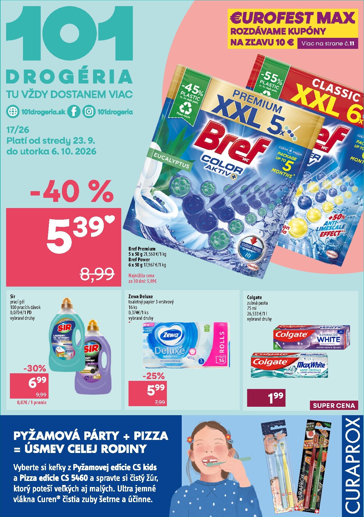 101-drogerie - Nový 101 Drogerie leták od stredy, 23.09.2026 do utorka, 06.10.2026