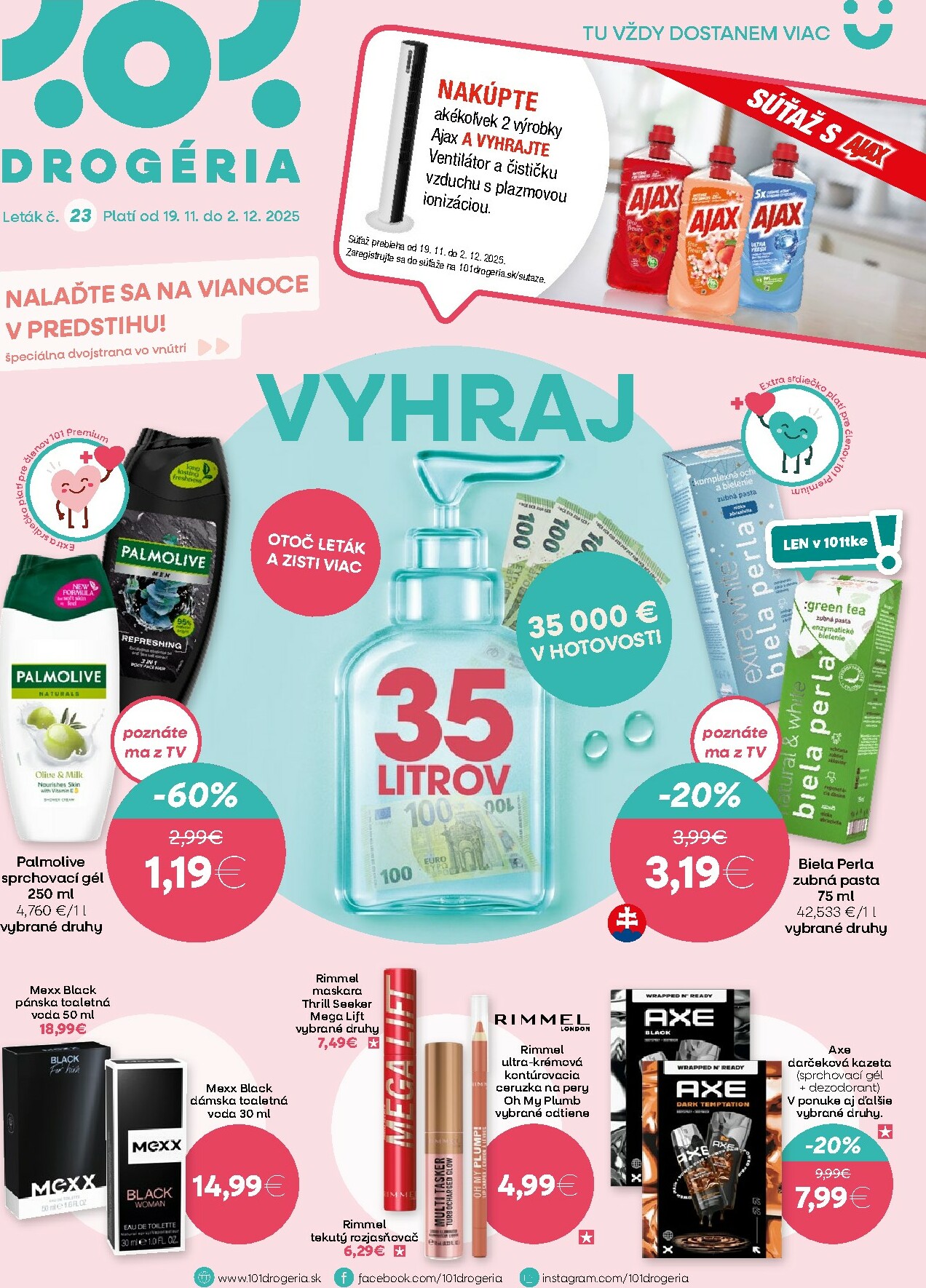 101-drogerie - Leták 101 Drogerie platný od 19.11. do 02.12. - page: 1