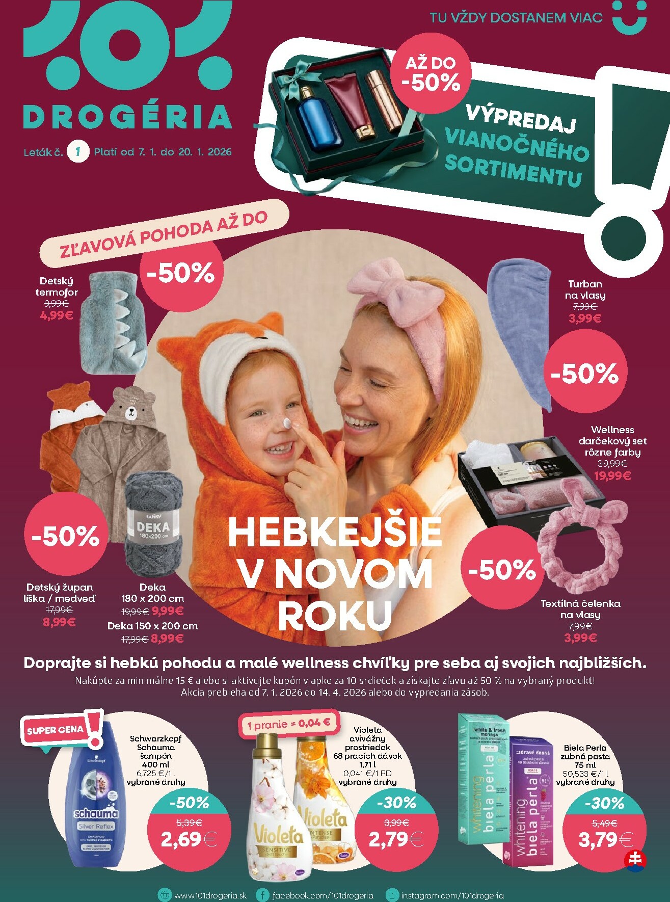 101-drogerie - Leták 101 Drogerie platný od 07.01. do 20.01.