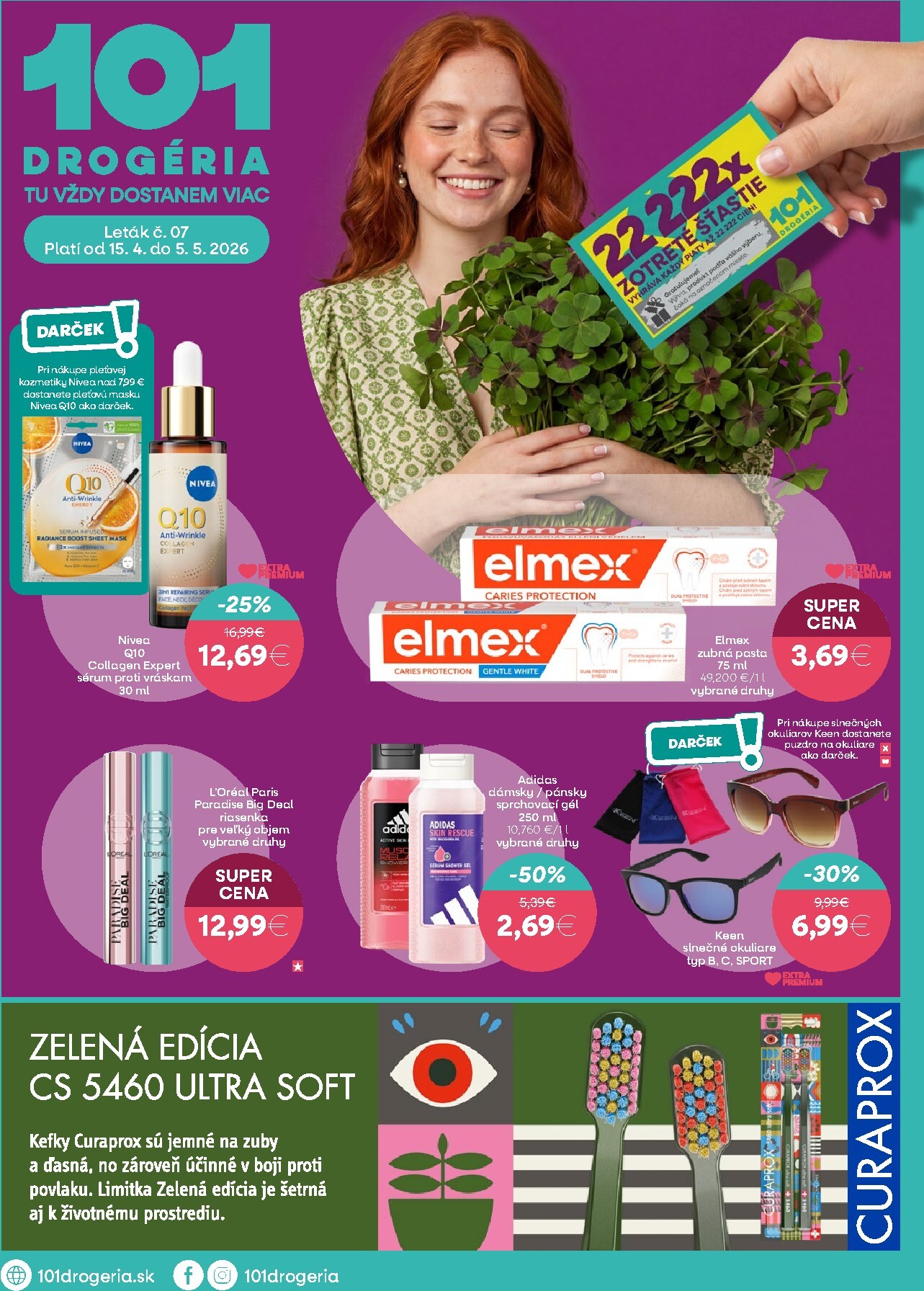 101-drogerie - Nový leták 101 Drogerie platný od stredy, 15.04.2026 do utorka, 05.05.2026