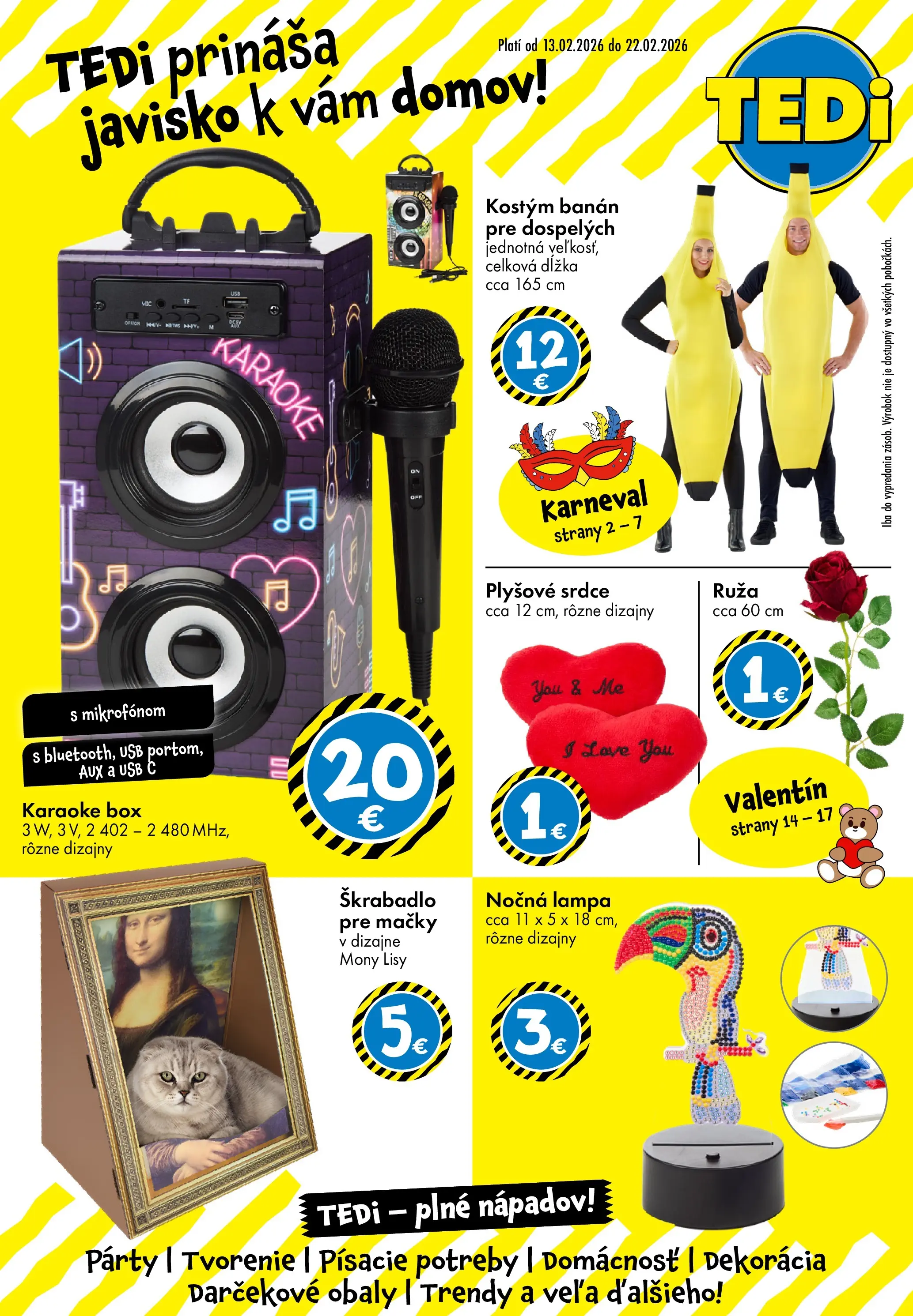 tedi - Leták TEDi - Plné nápadov platný od 13.02.2026 do 22.02.2026 - page: 1