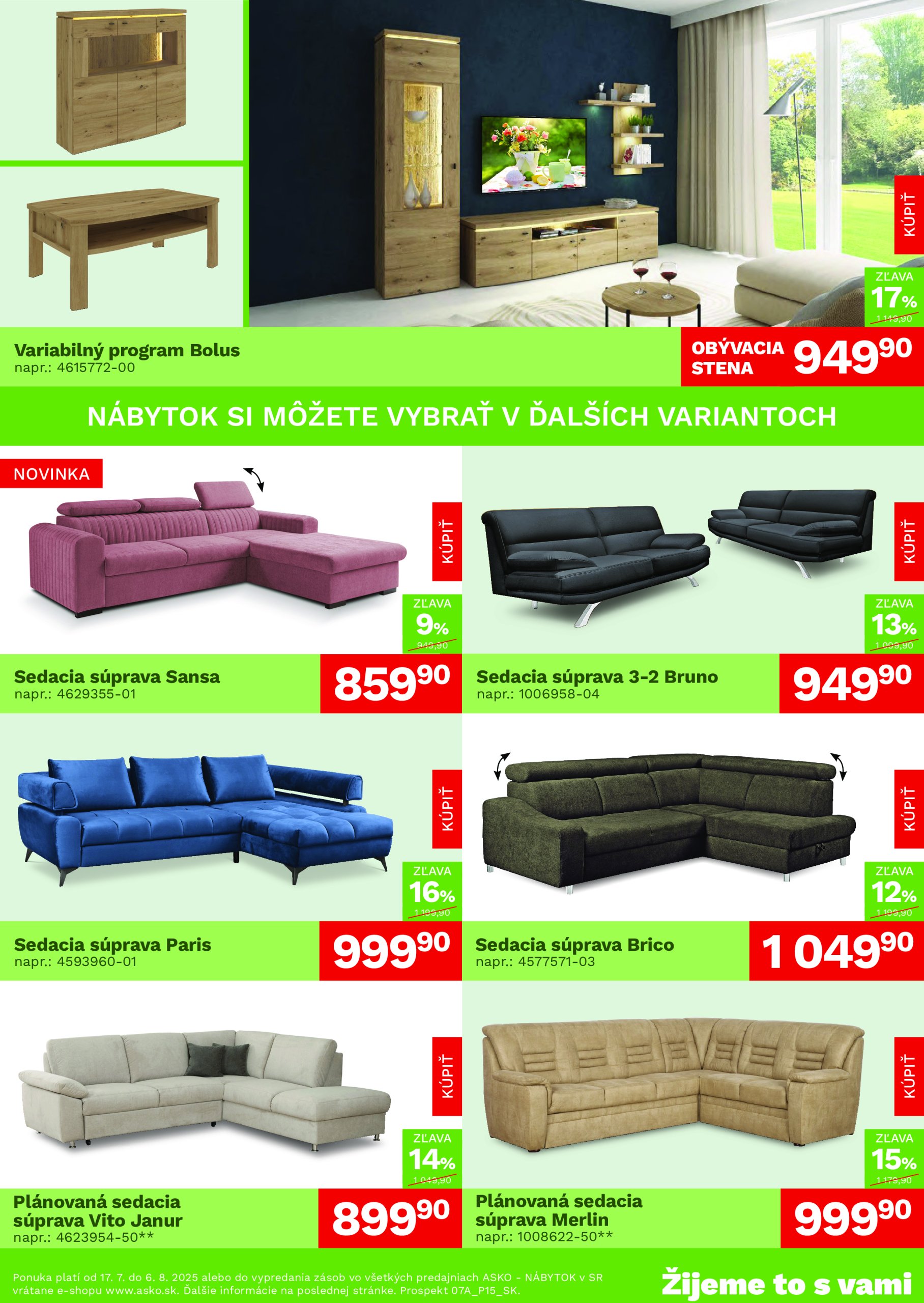 asko-nabytok - Leták ASKO NÁBYTOK platný od 17.07. do 06.08. - page: 2