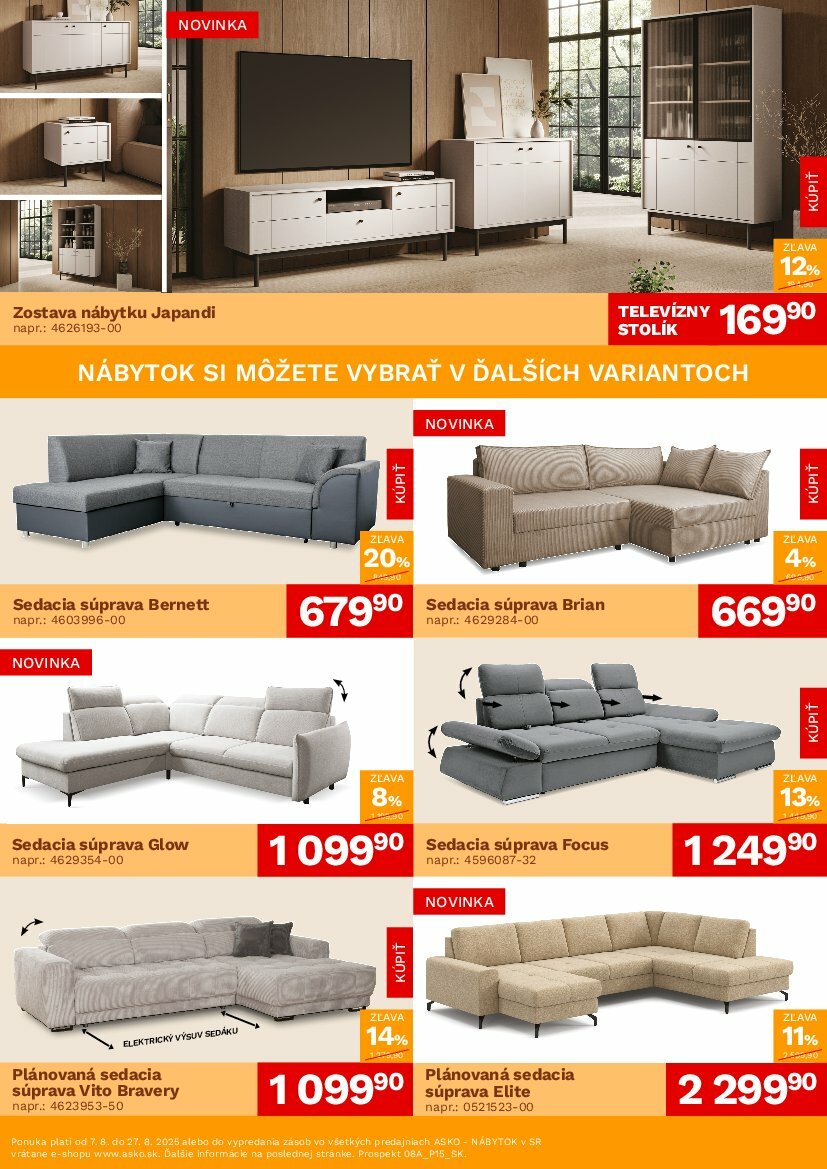 asko-nabytok - Leták ASKO NÁBYTOK platný od 07.08. do 27.08. - page: 2