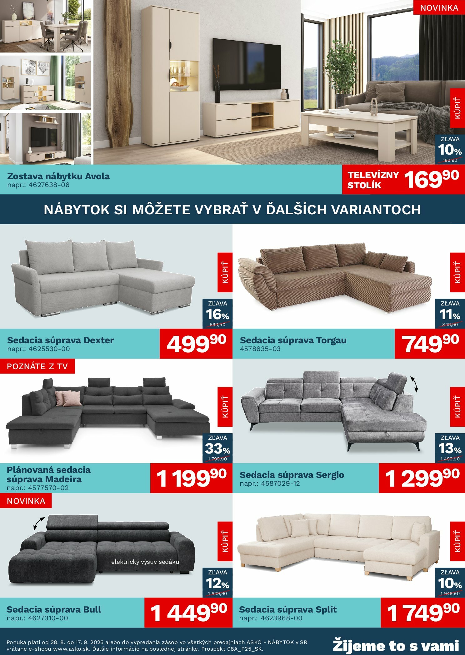 asko-nabytok - Leták ASKO NÁBYTOK platný od 28.08. do 17.09. - page: 2