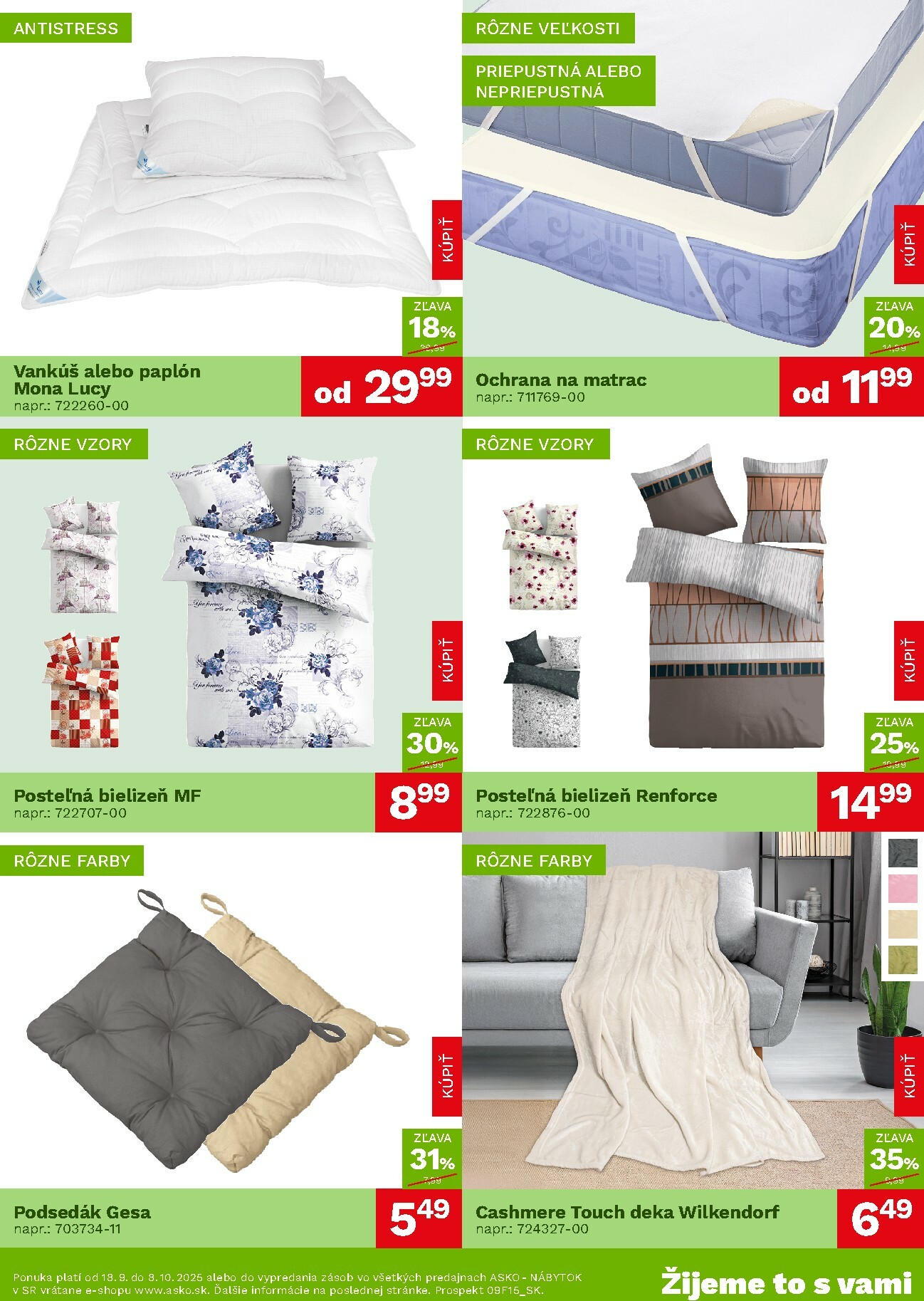 asko-nabytok - Leták ASKO NÁBYTOK - Bytové doplnky za skvelé ceny platný od 18.09. do 08.10. - page: 3