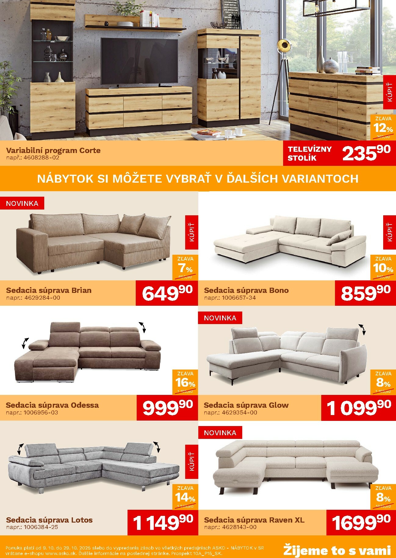 asko-nabytok - Leták ASKO NÁBYTOK platný od 09.10. do 29.10. - page: 2