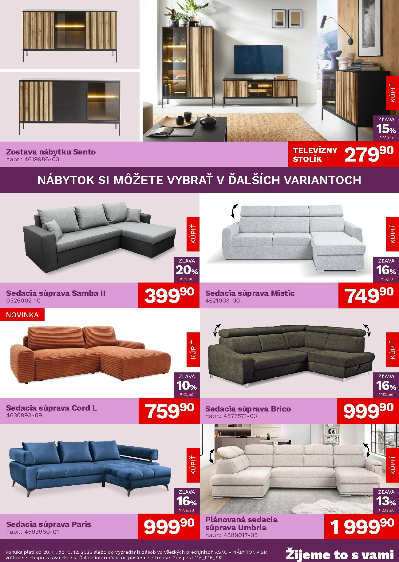 asko-nabytok - Leták ASKO NÁBYTOK platný od 20.11. do 10.12. - page: 2