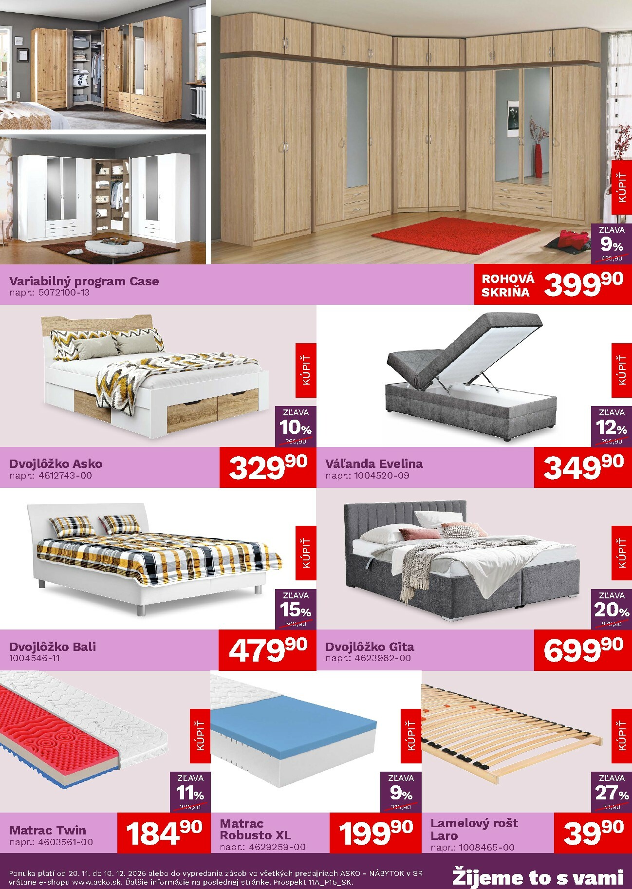 asko-nabytok - Leták ASKO NÁBYTOK platný od 20.11. do 10.12. - page: 3