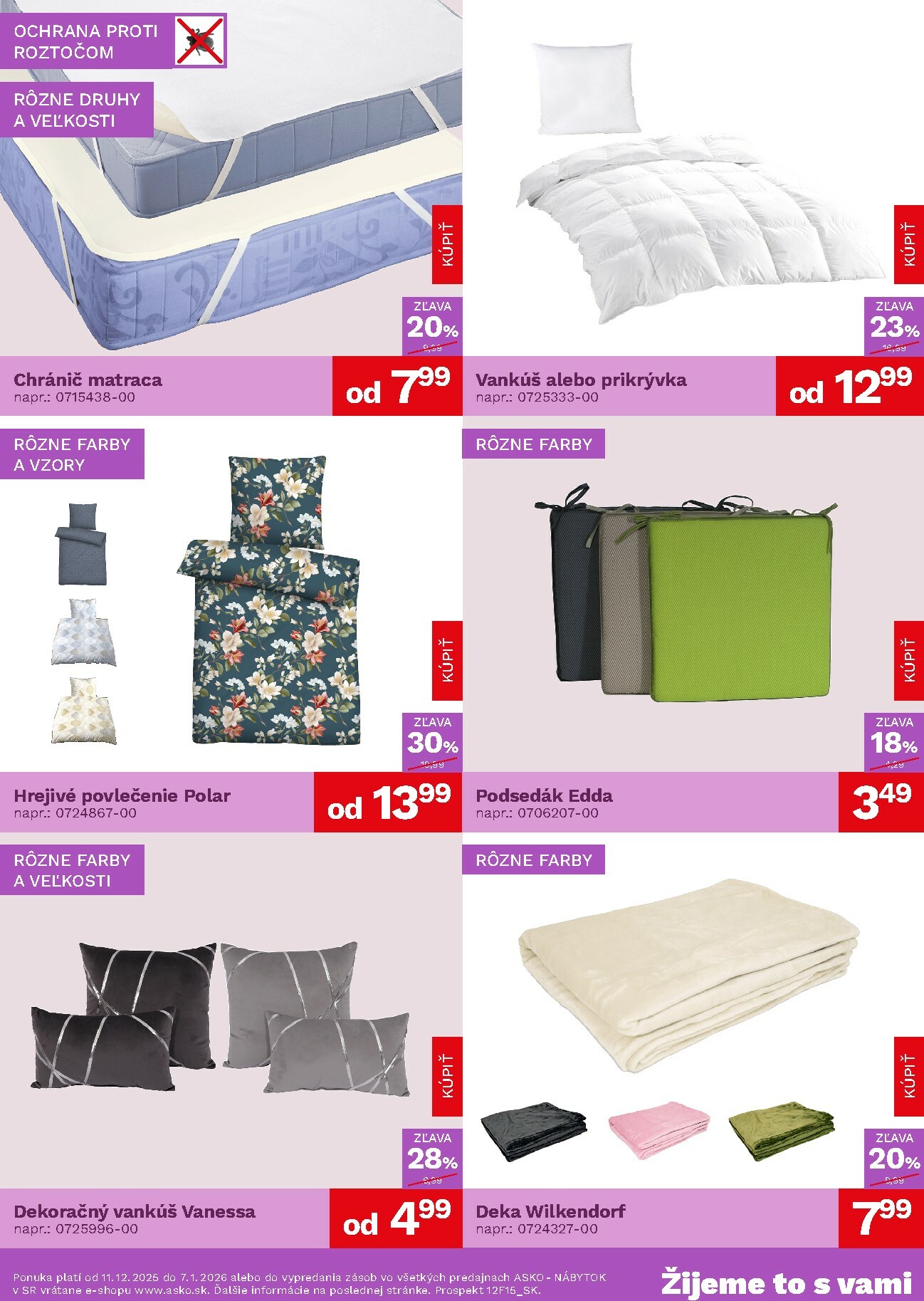 asko-nabytok - Leták ASKO NÁBYTOK - Bytové doplnky za skvelé ceny platný od 11.12. do 07.01. - page: 3