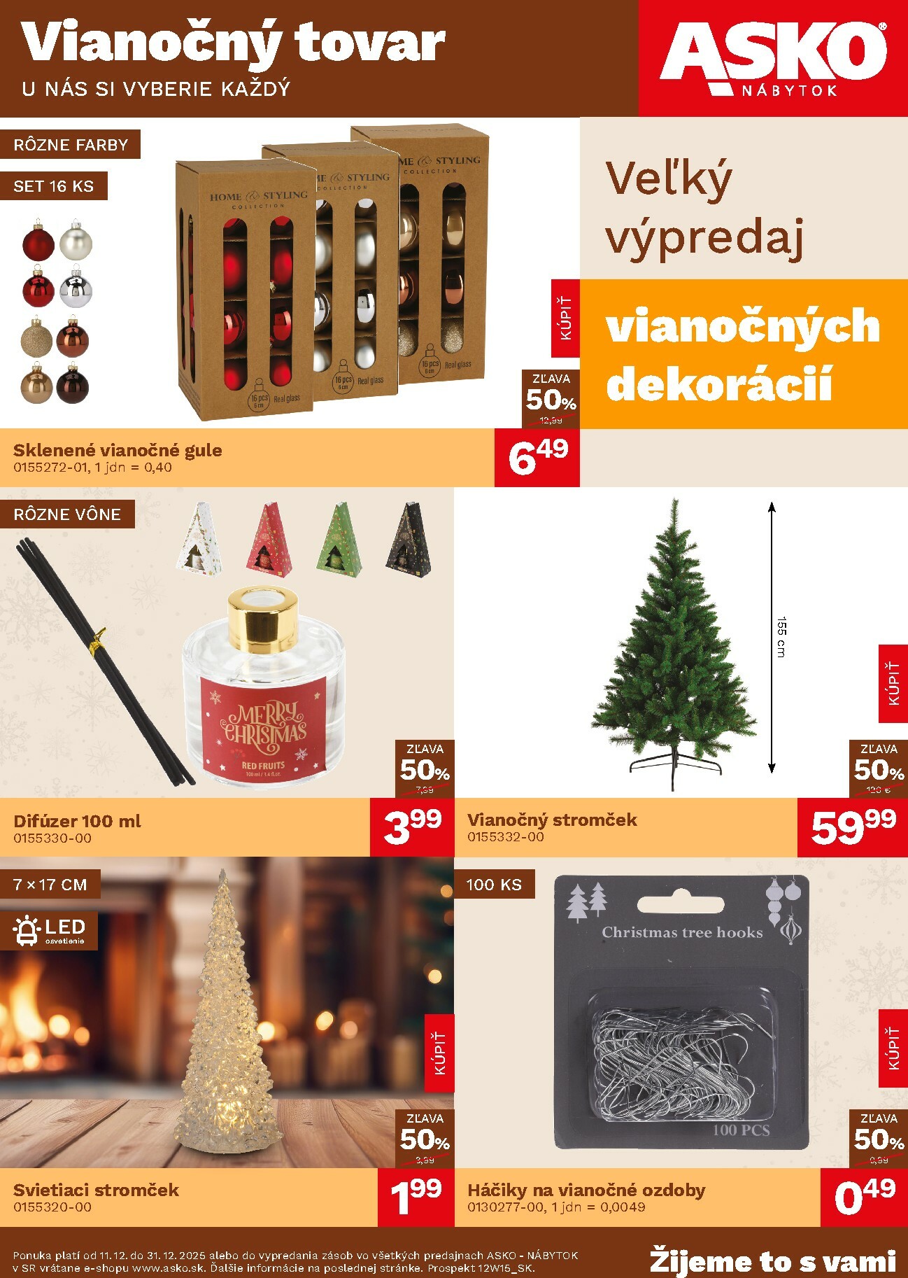 asko-nabytok - Leták ASKO NÁBYTOK - Vianočný leták platný od 11.12. do 31.12.