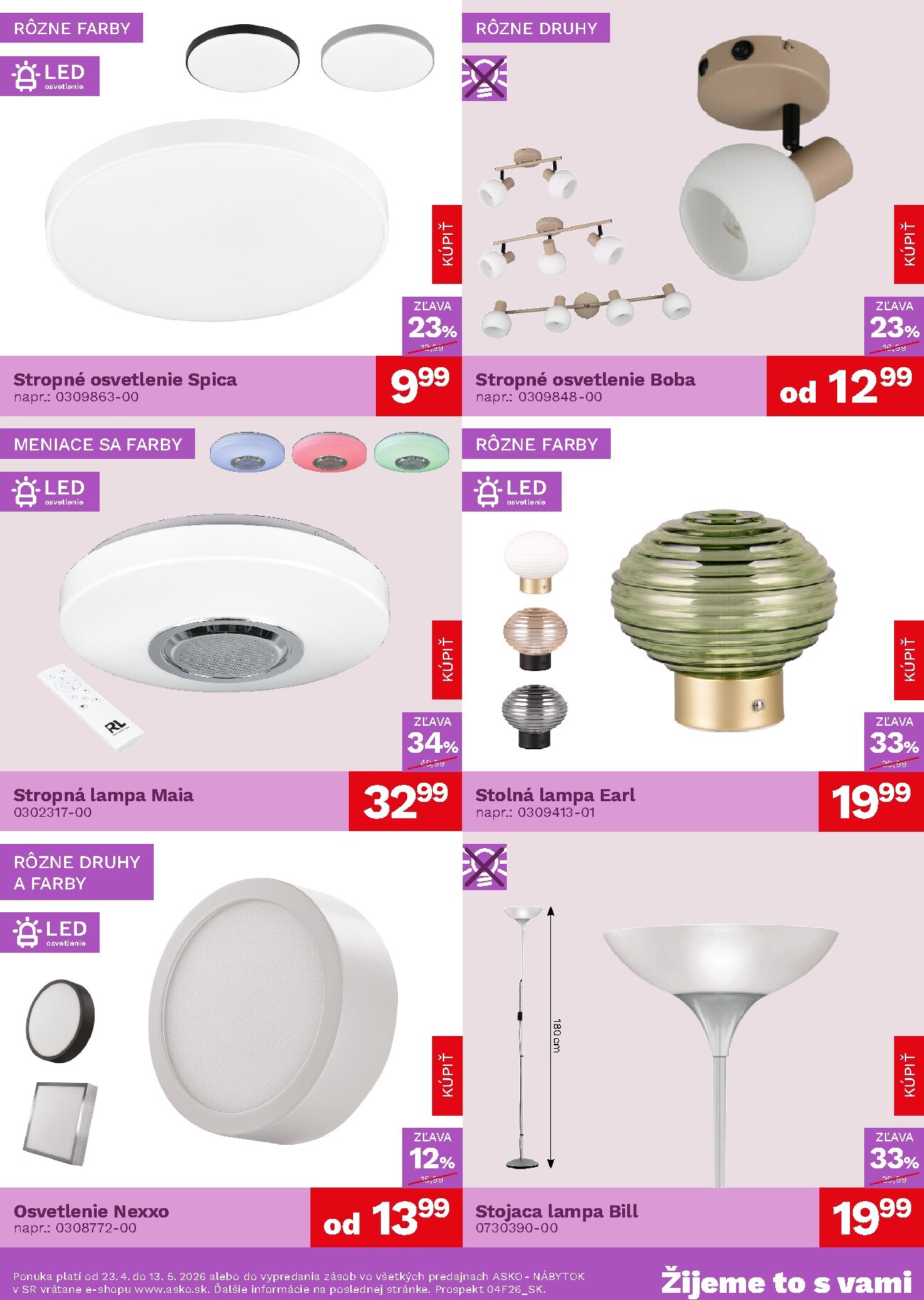 asko-nabytok - Aktuálny leták ASKO NÁBYTOK - Bytové doplnky od štvrtka, 23.04.2026 do stredy, 13.05.2026 - page: 4
