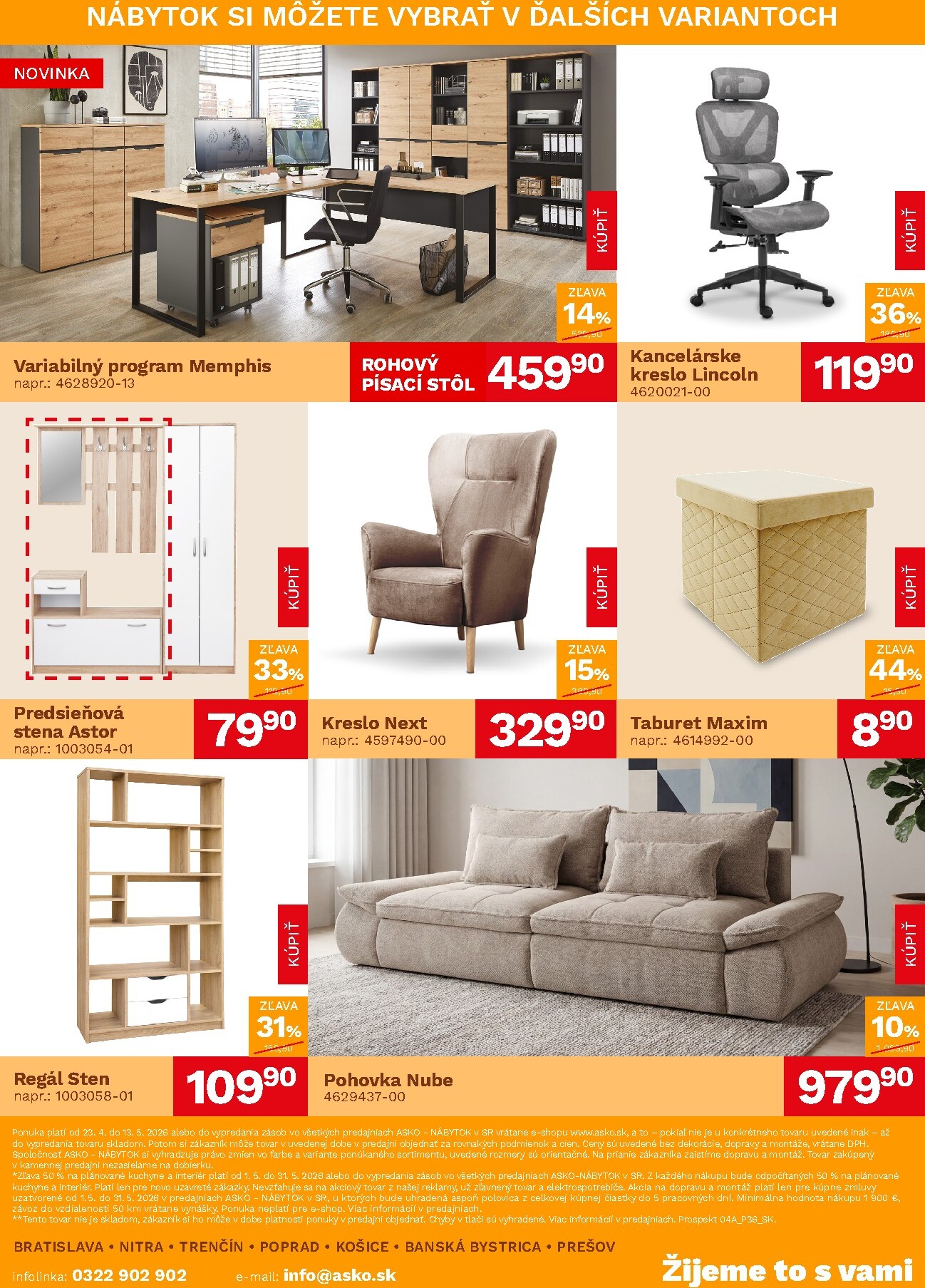 asko-nabytok - Aktuálny leták ASKO NÁBYTOK - Akčná ponuka od štvrtka, 23.04.2026 do stredy, 13.05.2026 - page: 4