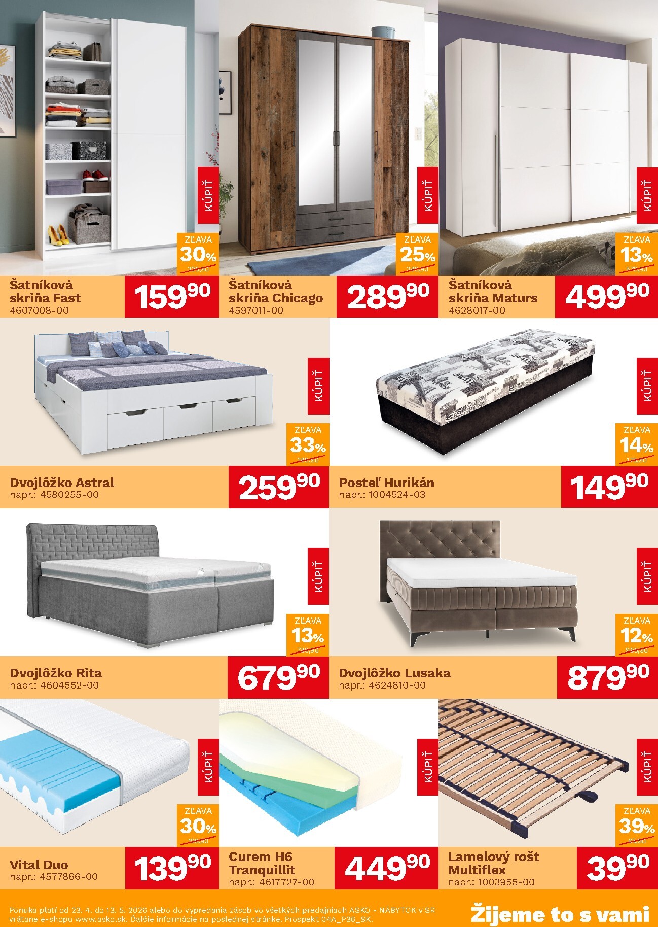 asko-nabytok - Aktuálny leták ASKO NÁBYTOK - Akčná ponuka od štvrtka, 23.04.2026 do stredy, 13.05.2026 - page: 3