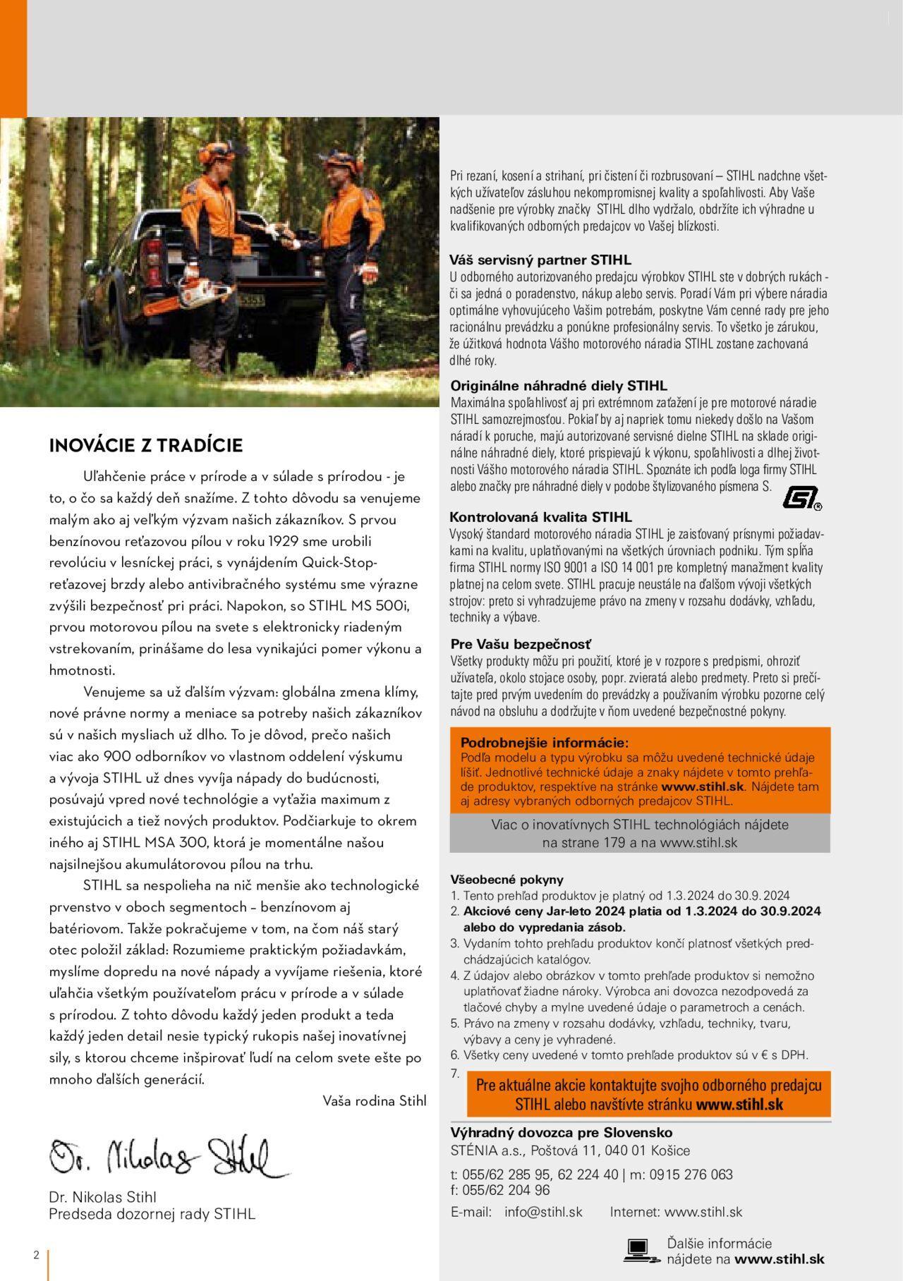 stihl - STIHL katalóg 01.03.2024 - 30.09.2024 - page: 2