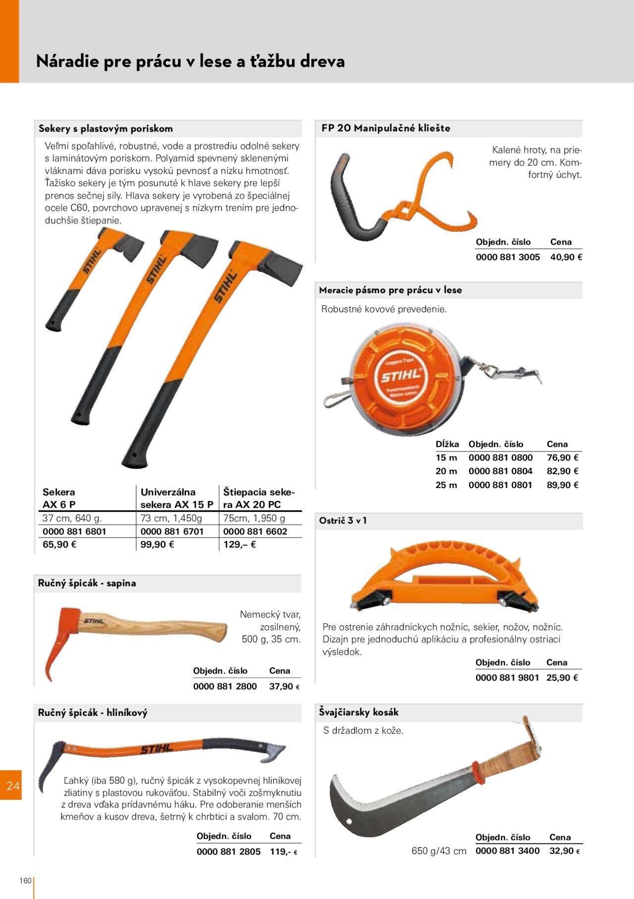 stihl - STIHL katalóg 01.03.2024 - 30.09.2024 - page: 160