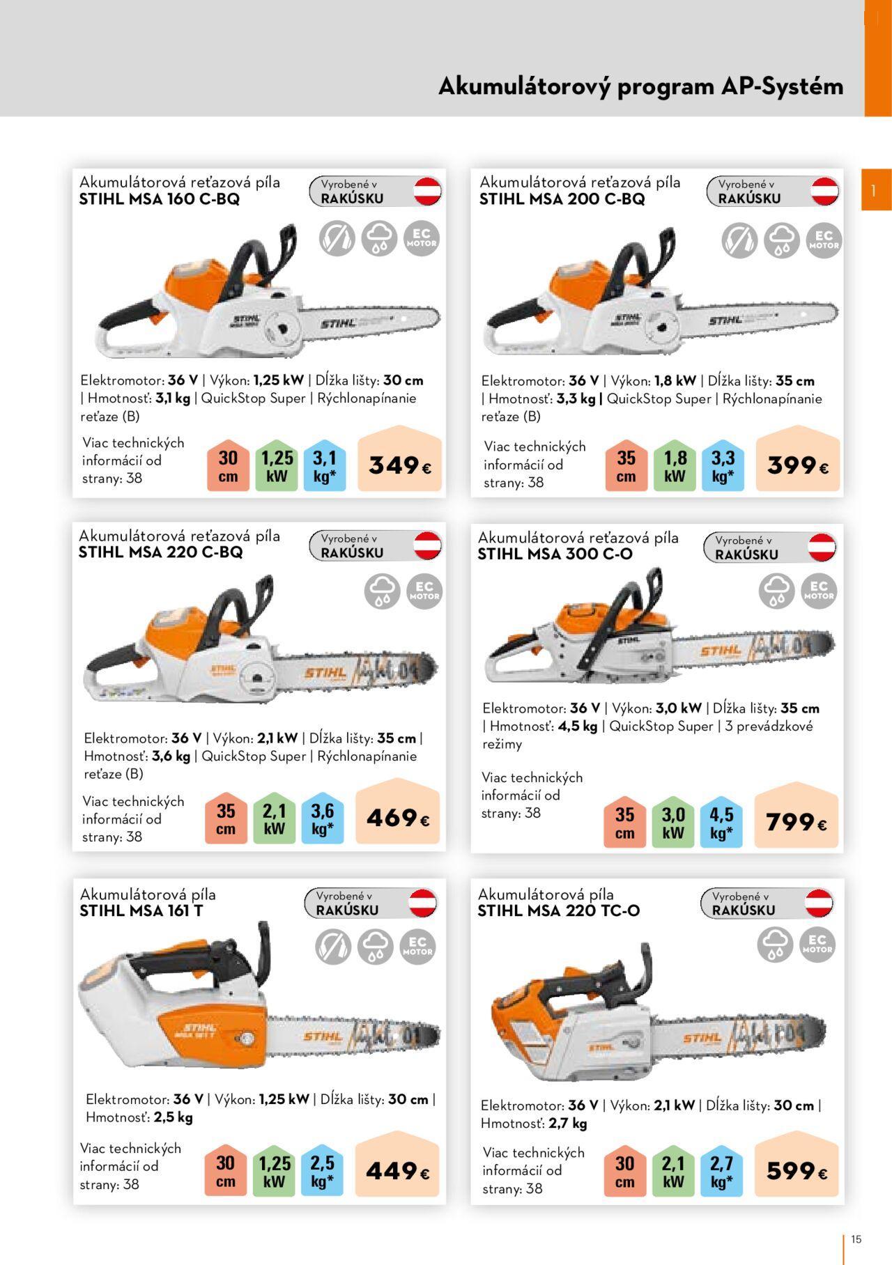 stihl - STIHL katalóg 01.03.2024 - 30.09.2024 - page: 15