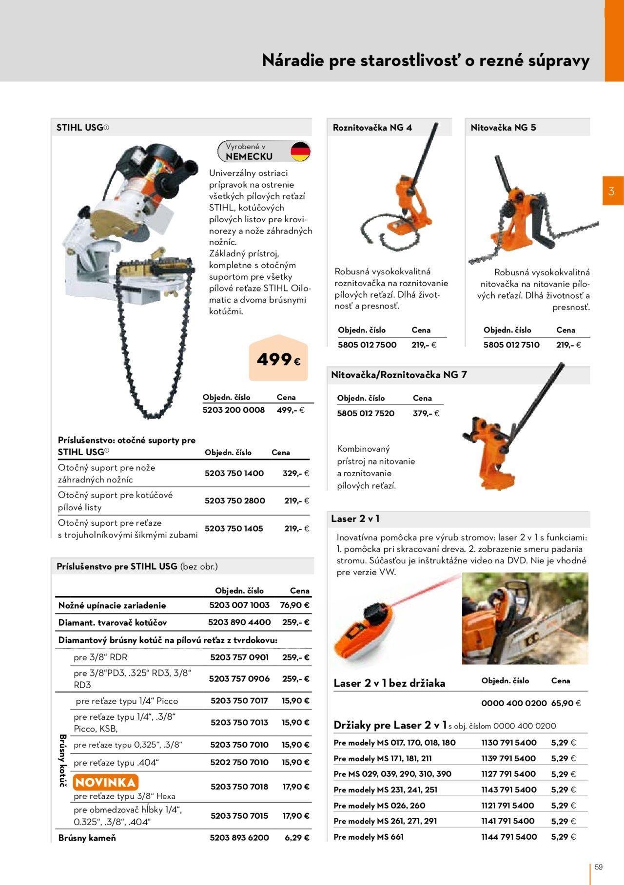 stihl - STIHL katalóg 01.03.2024 - 30.09.2024 - page: 59