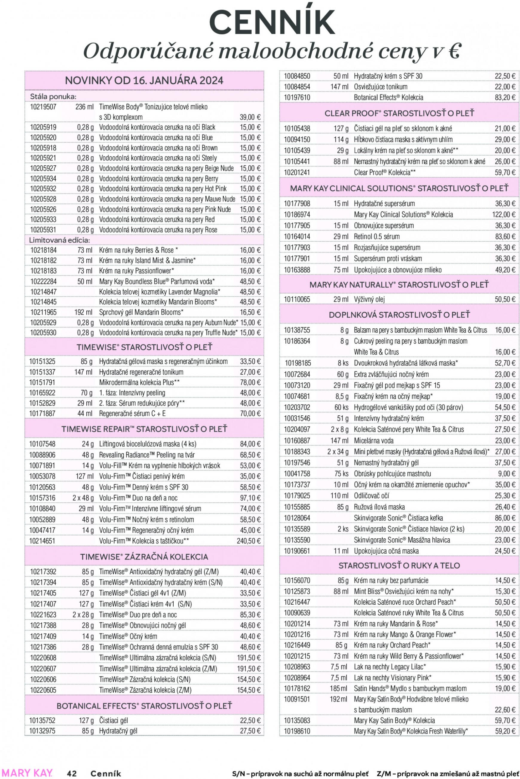 mary-kay - Mary Kay - Kniha o kráse platný od 31.12.2023 - page: 42