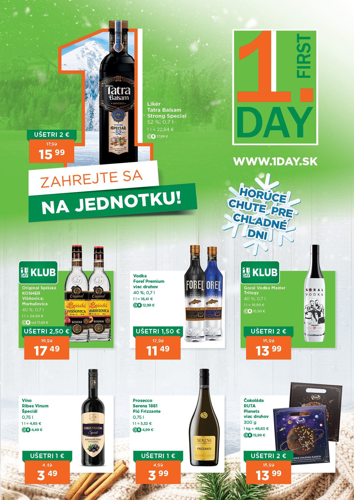 1day - Leták 1.DAY platný od 15.01. do 28.01.