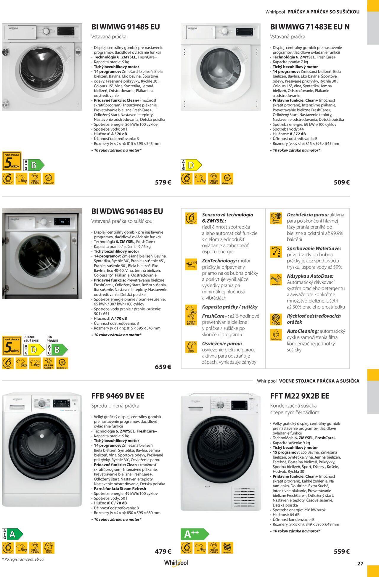 whirlpool - Whirlpool leták od pondelka 01.04.2024 - page: 27