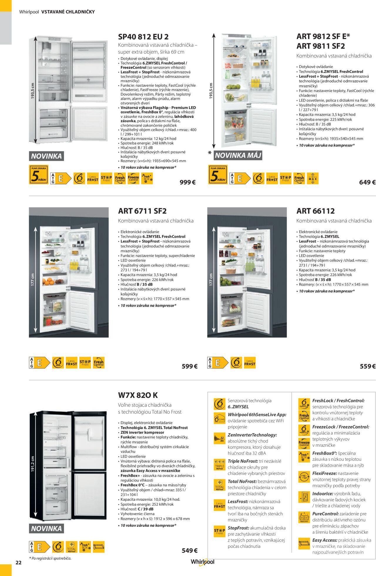 whirlpool - Whirlpool leták od pondelka 01.04.2024 - page: 22